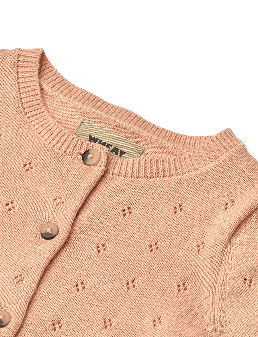 Wheat - Knit Cardigan Maia - cardigans - pink sand - 2