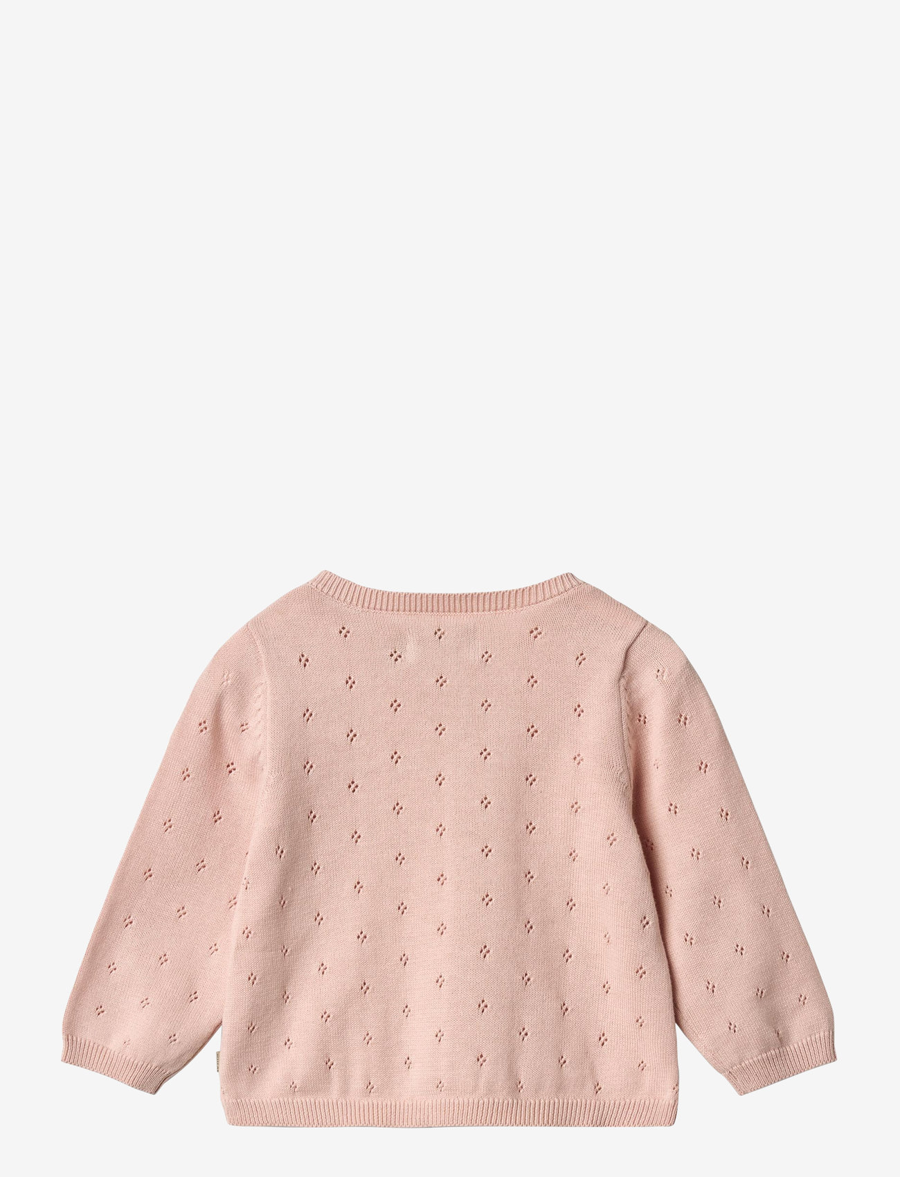 Wheat - Knit Cardigan Maia - koftor - powder - 1