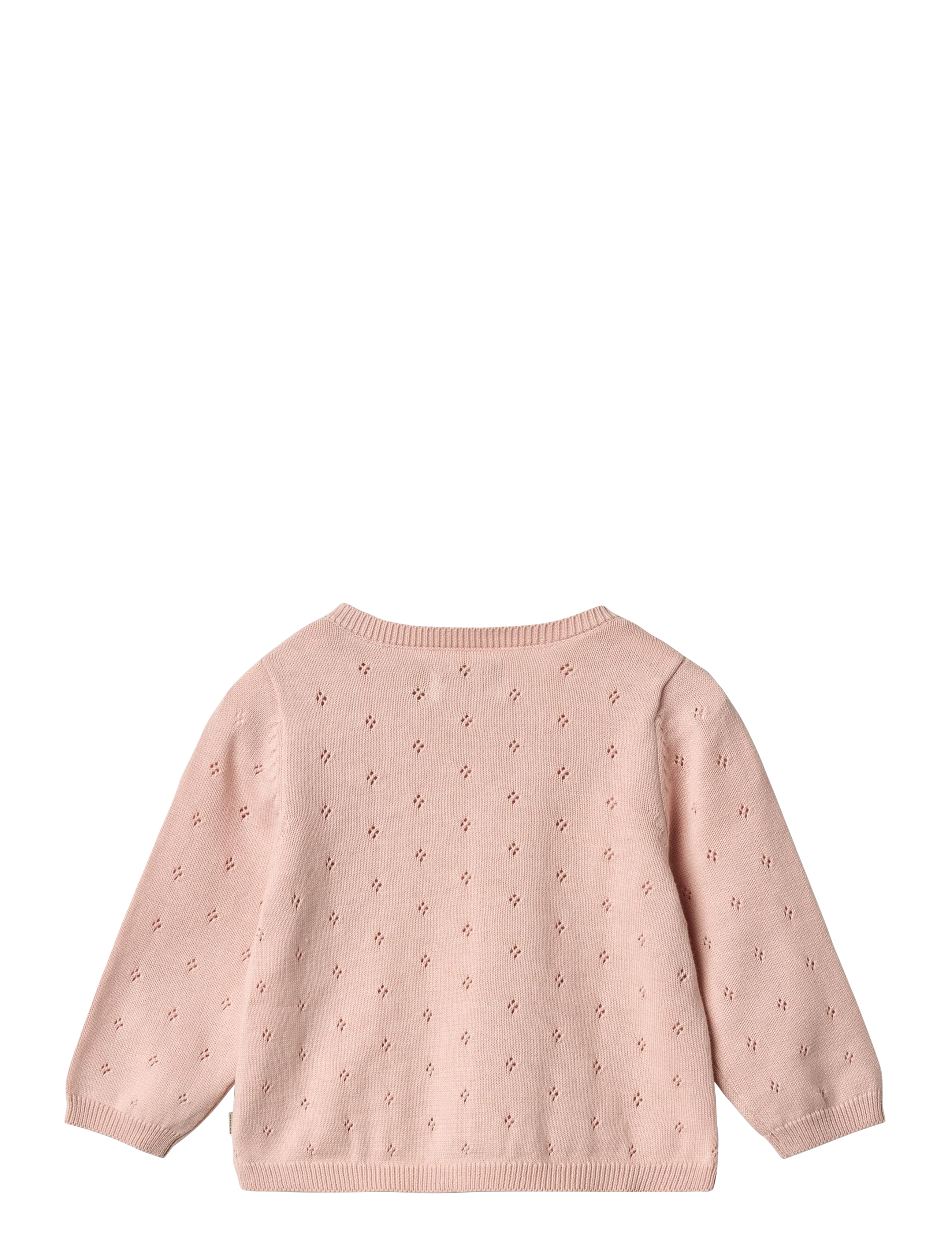 Wheat - Knit Cardigan Maia - cardigans - powder - 1