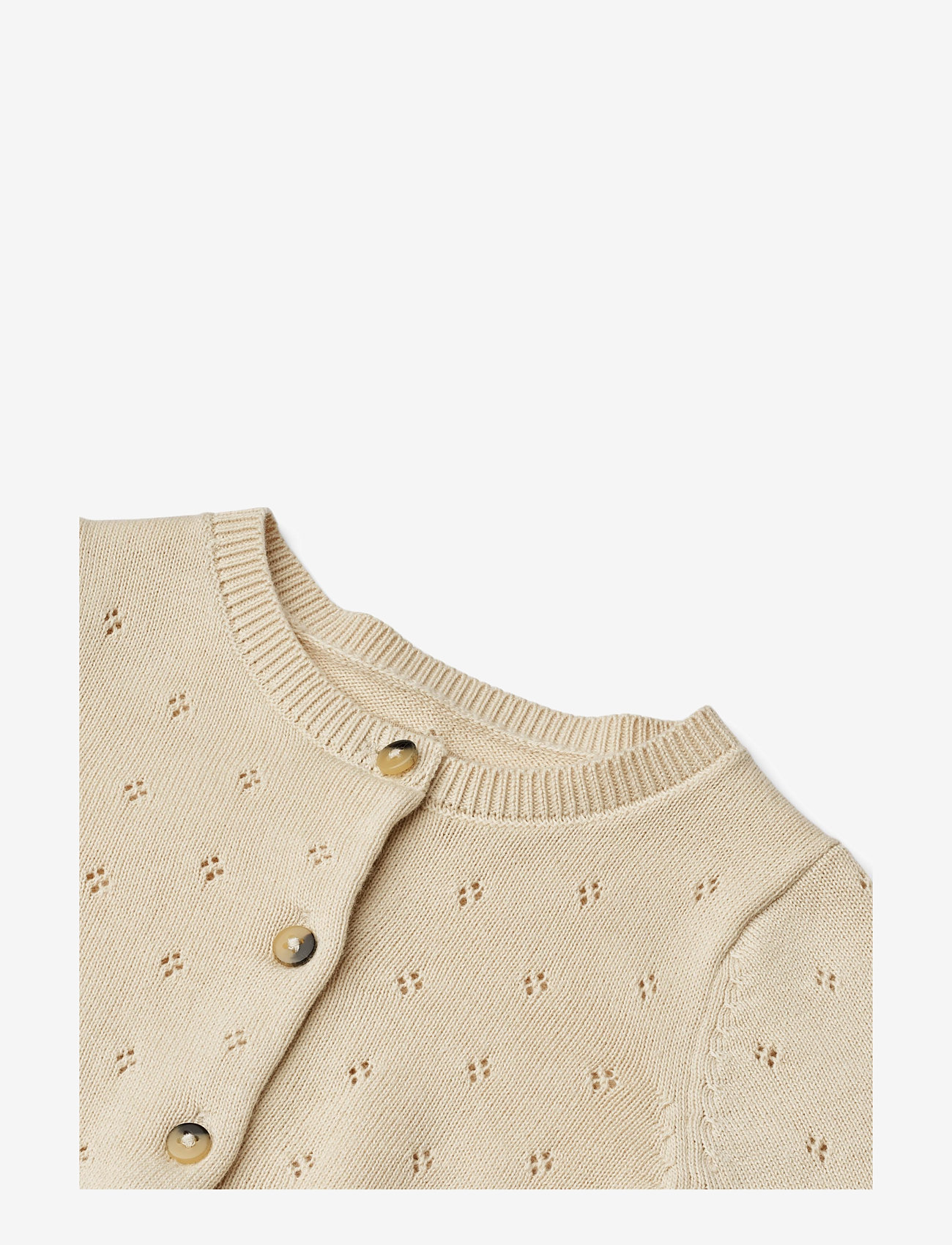 Wheat - Knit Cardigan Maia - cardigans - sandshell - 3