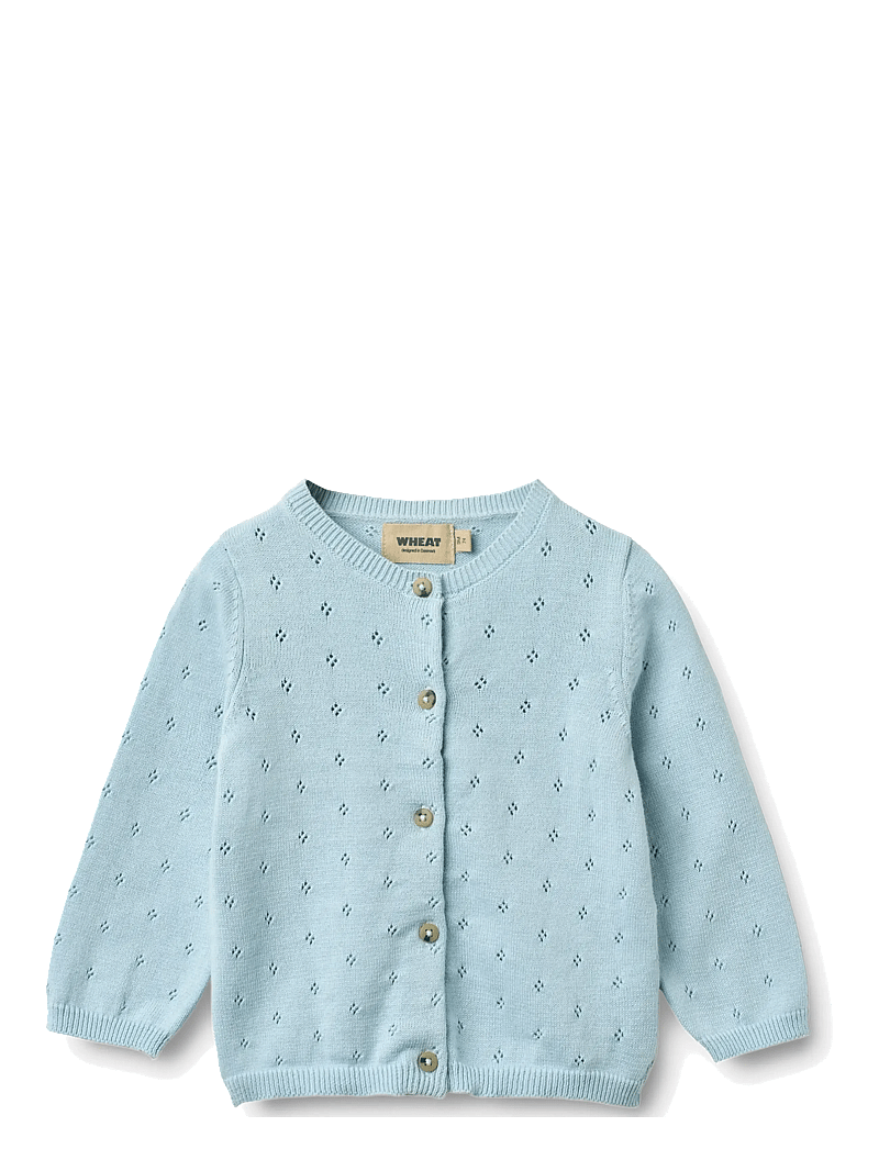 Wheat - Knit Cardigan Maia - kardiganid - summer sky - 0