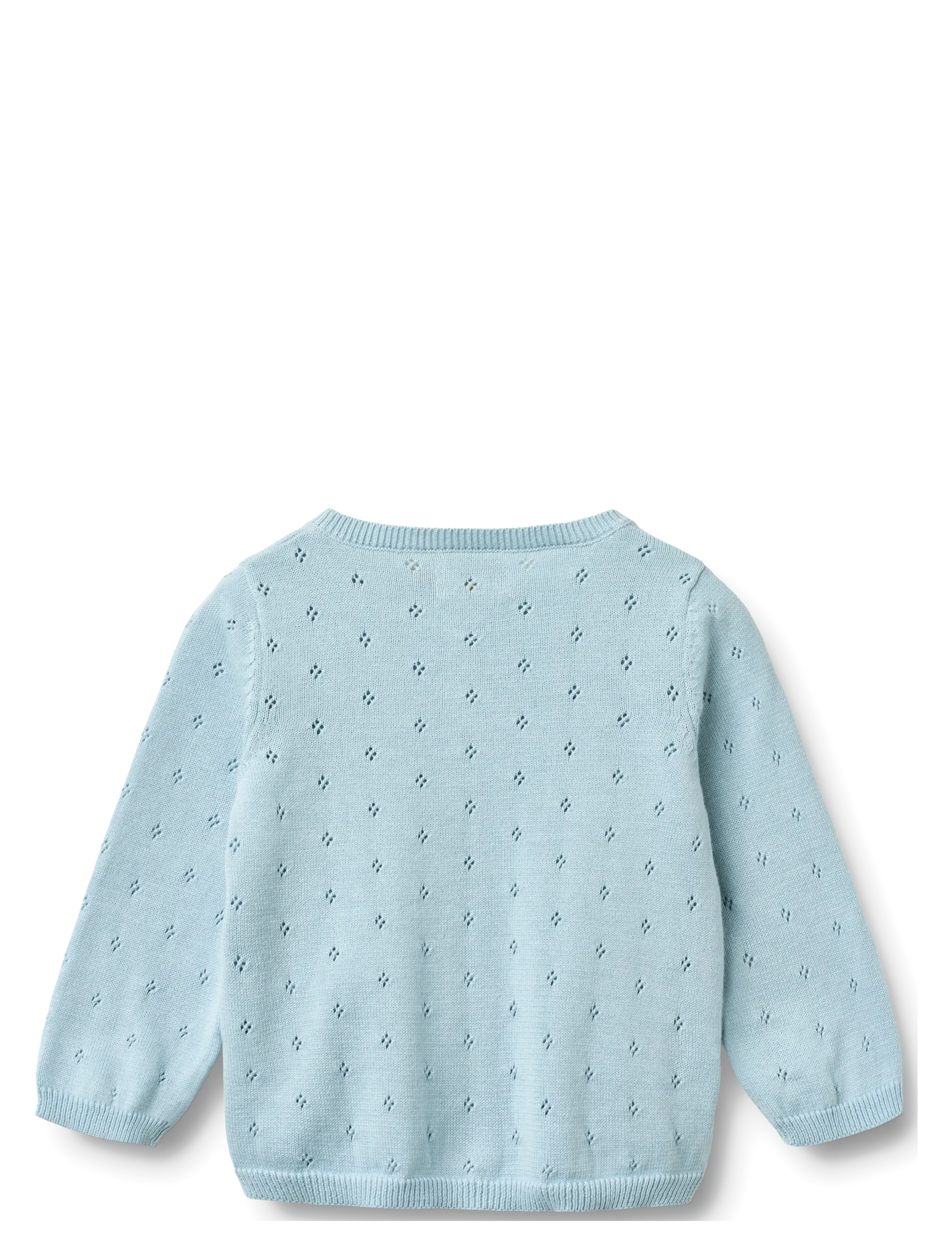 Wheat - Knit Cardigan Maia - cardigans - summer sky - 1
