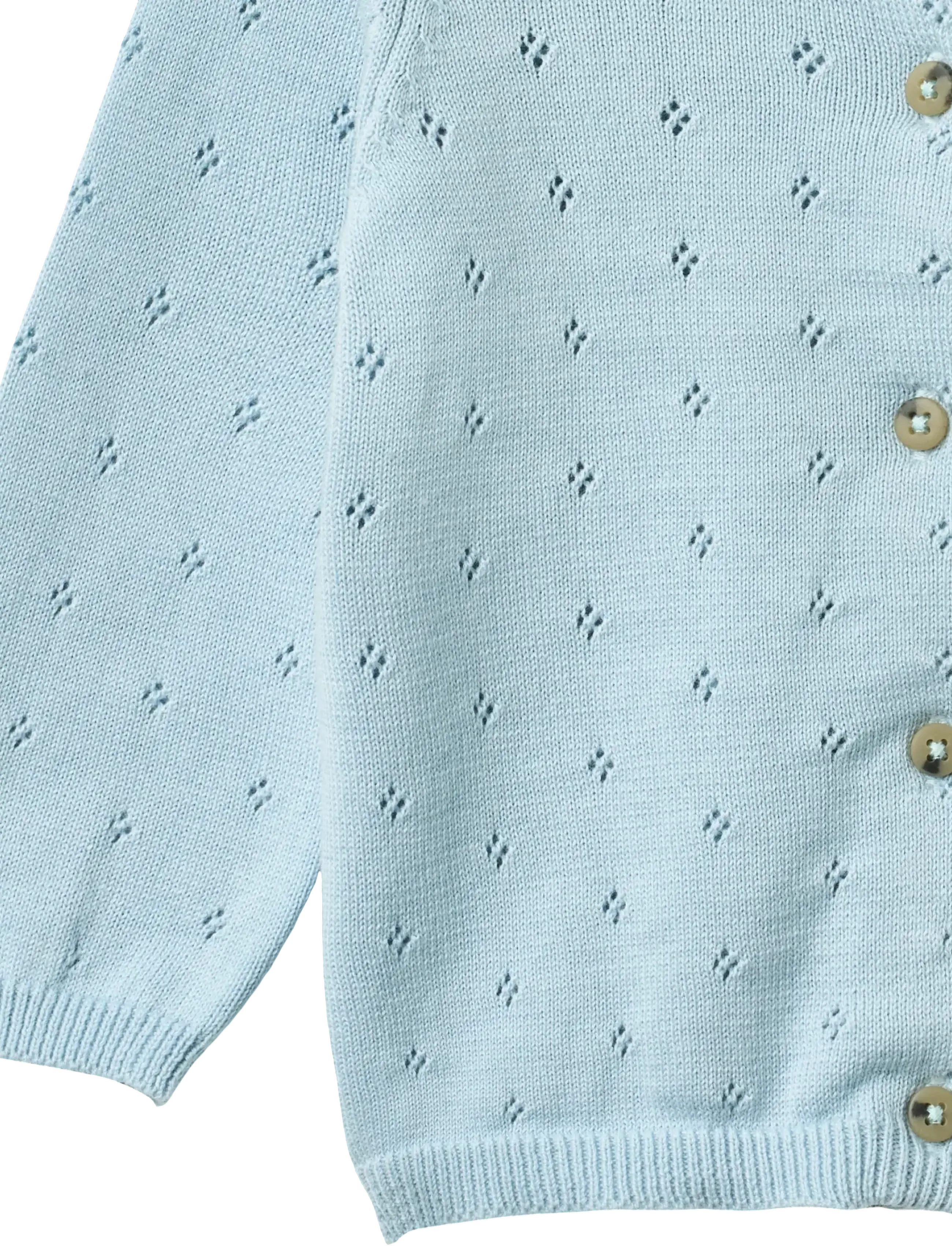Wheat - Knit Cardigan Maia - cardigans - summer sky - 2