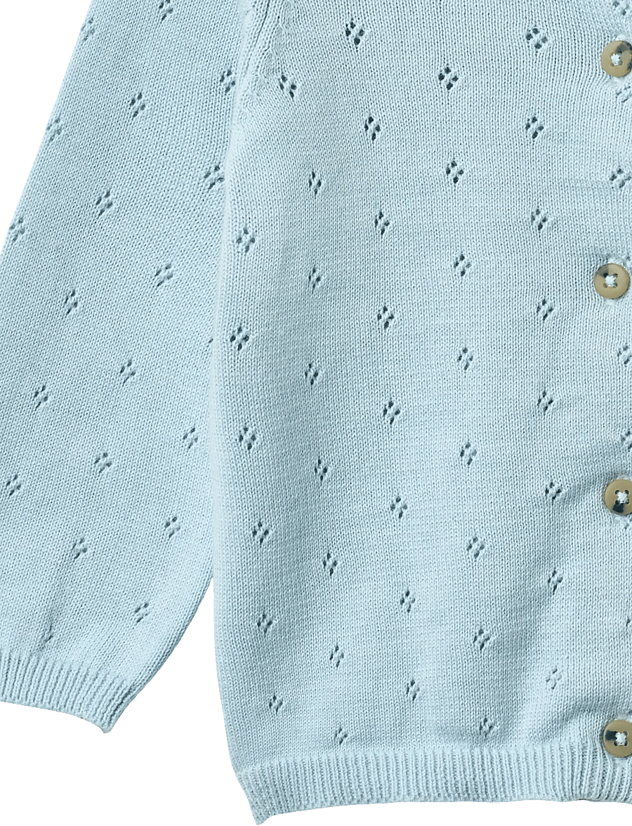 Wheat - Knit Cardigan Maia - cardigans - summer sky - 2