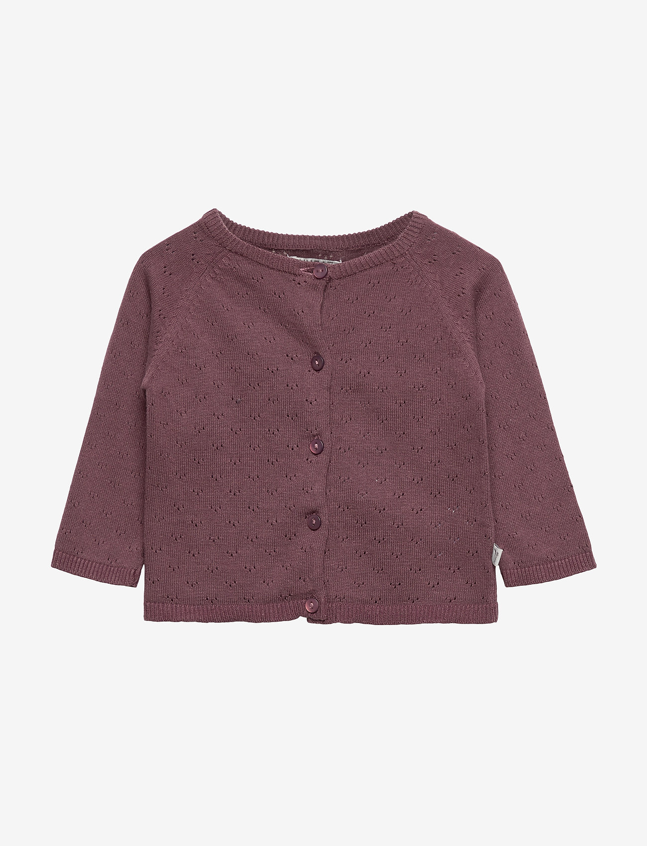 Knit Cardigan Maja - SOFT EGGPLANT