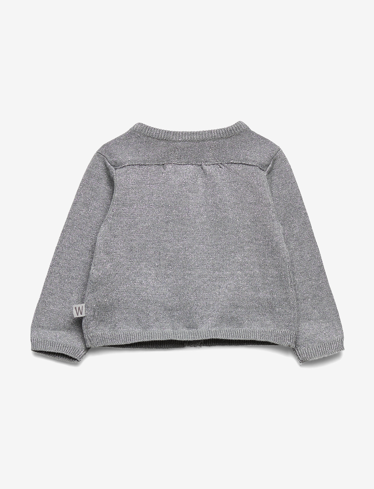 Wheat - Knit Cardigan Ibi - melange grey - 1