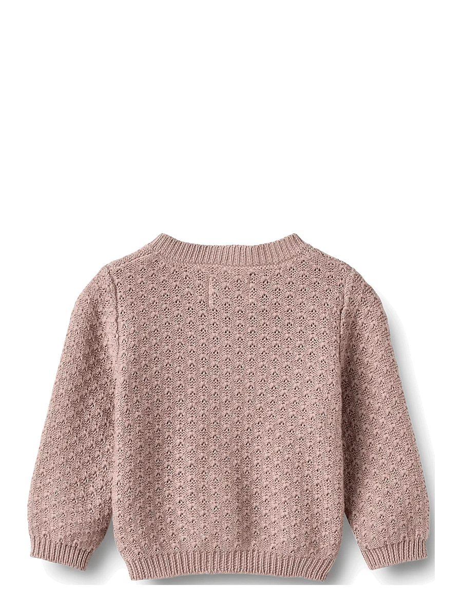 Wheat - Knit Cardigan Magnella - cardigans - dry rose - 2