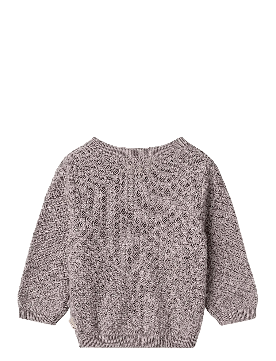 Wheat - Knit Cardigan Magnella - neuletakit - dusty purple - 1