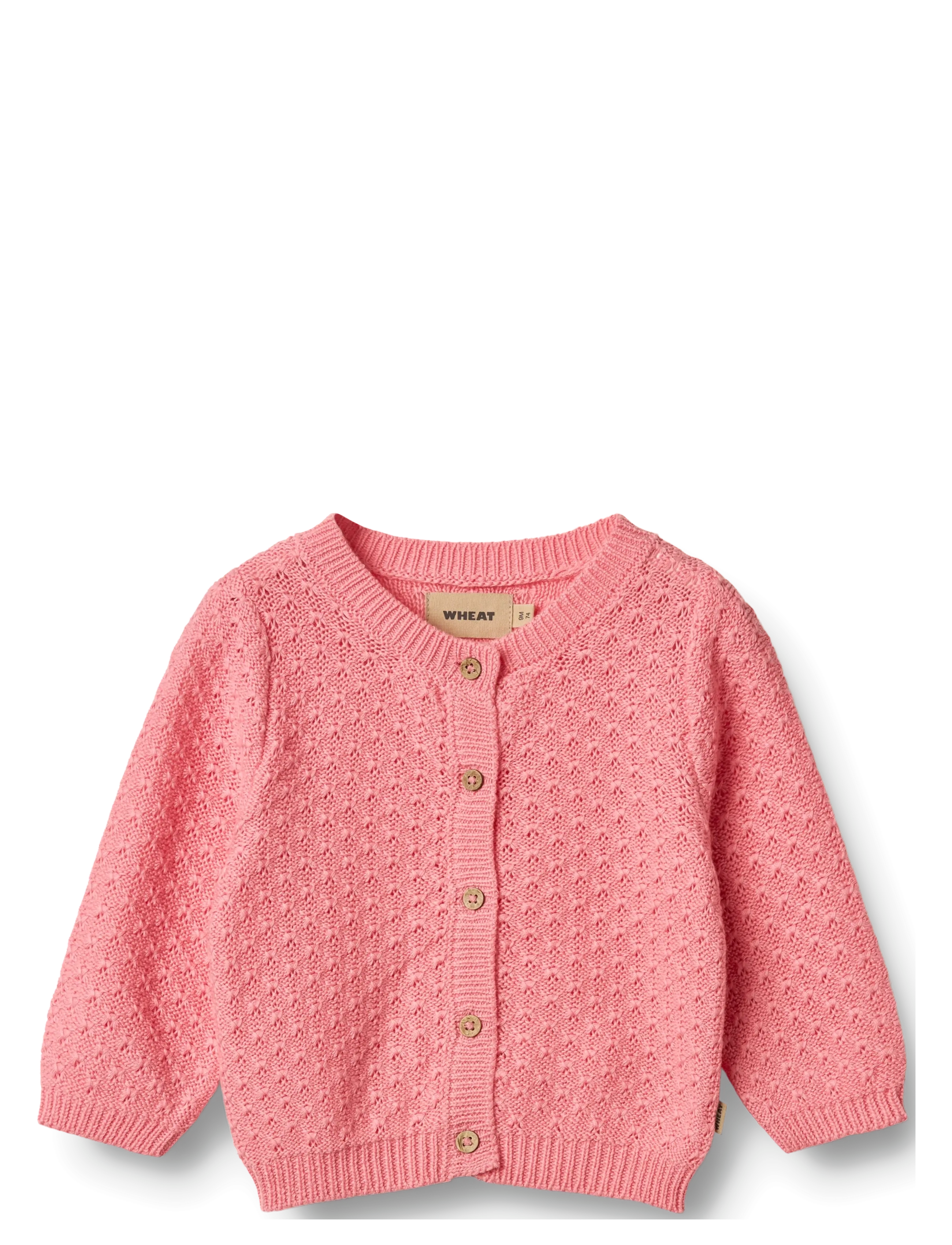 Wheat Knit Cardigan Magnella - Wheat - FLAMINGO PINK / pink/rose