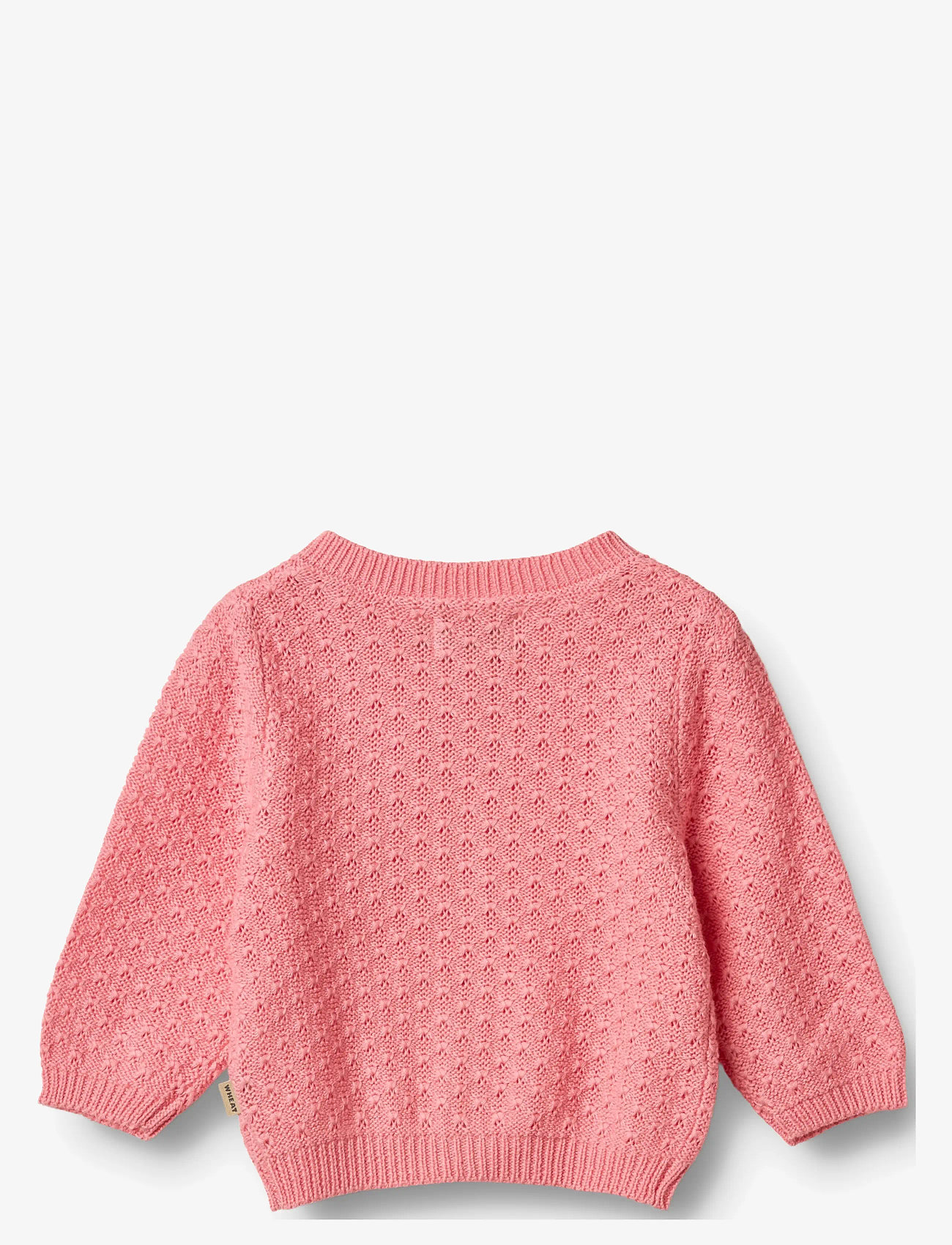 Wheat - Knit Cardigan Magnella - cardigans - flamingo pink - 1