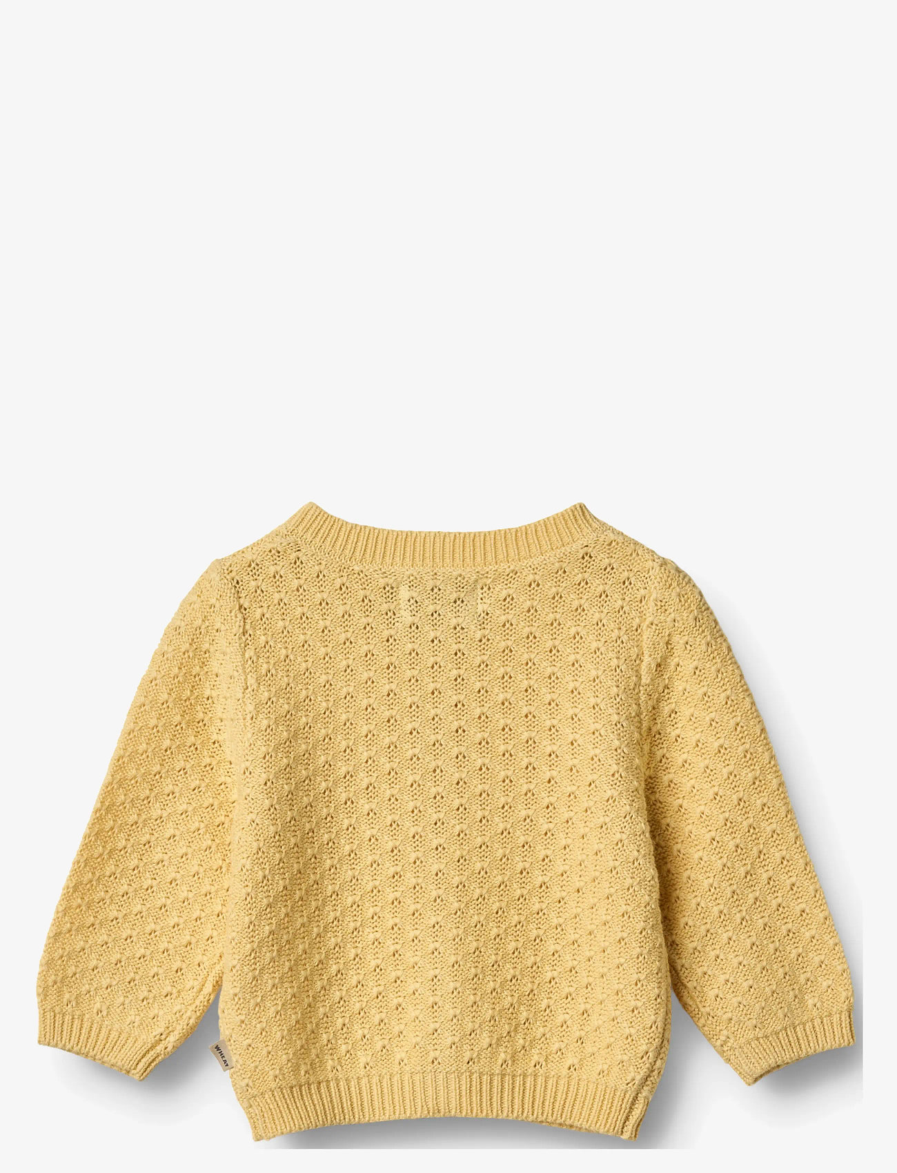 Wheat - Knit Cardigan Magnella - cardigans - golden yellow - 1
