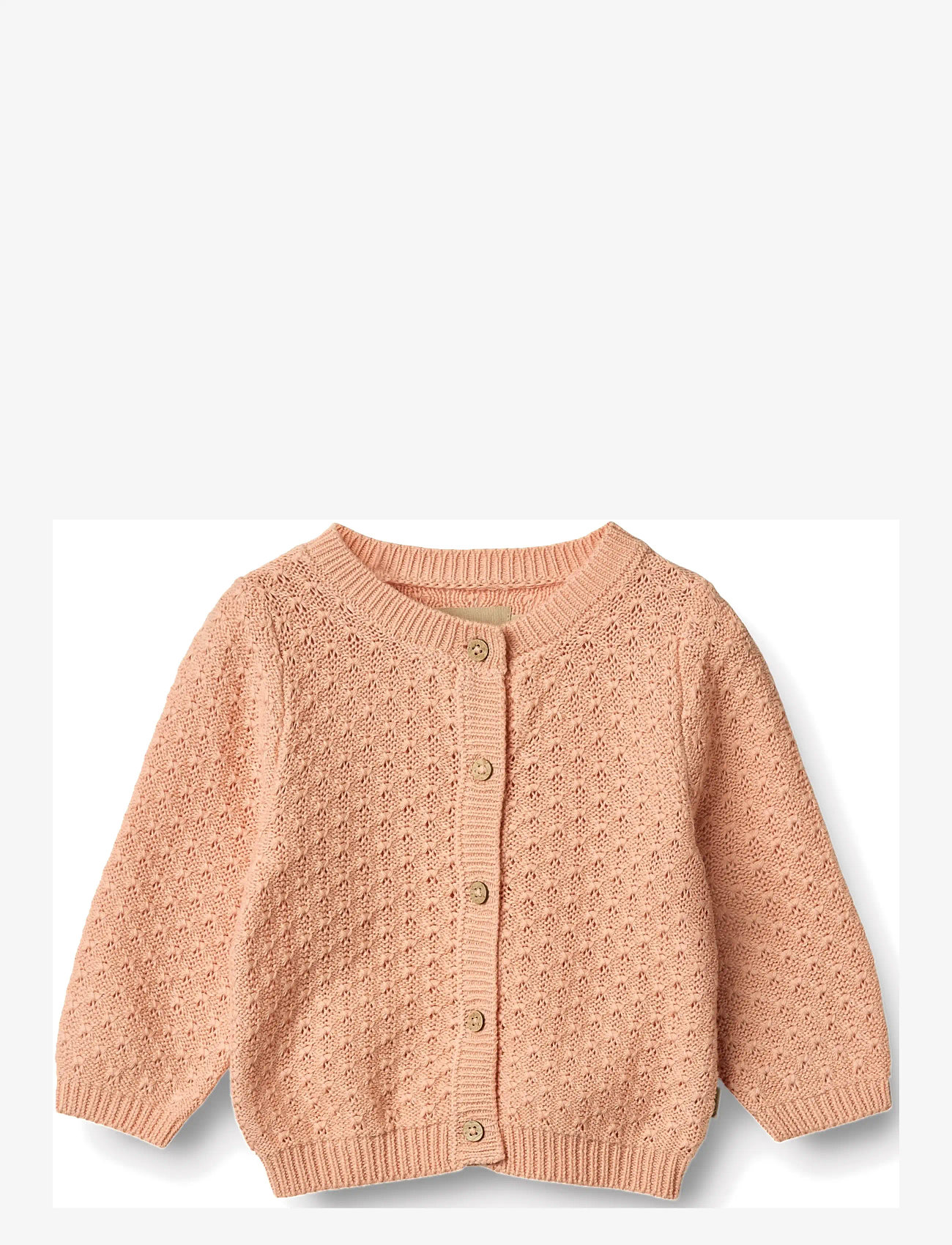 Wheat - Knit Cardigan Magnella - herbstliche kleidung - pink sand - 0