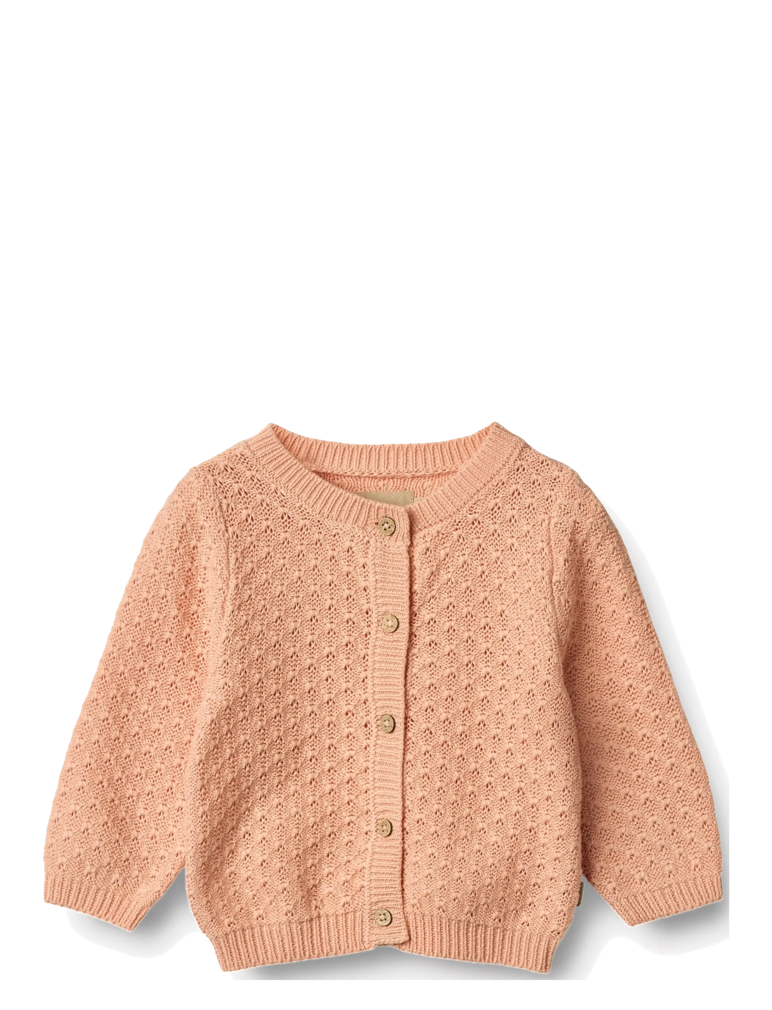 Wheat Knit Cardigan Magnella - Wheat - PINK SAND / pink/rose