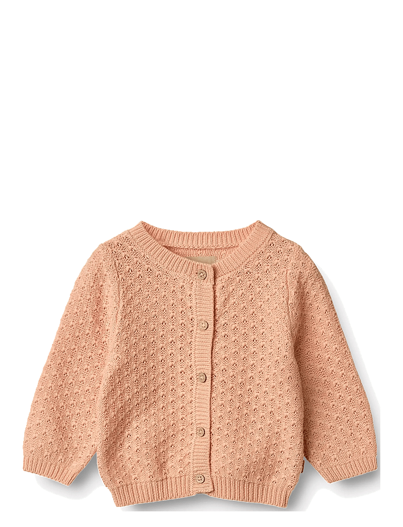 Wheat - Knit Cardigan Magnella - cardigans - pink sand - 0