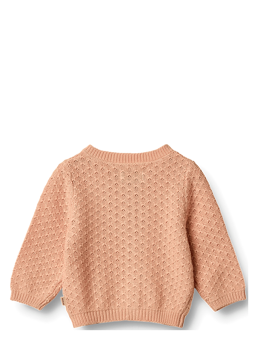 Wheat - Knit Cardigan Magnella - cardigans - pink sand - 2