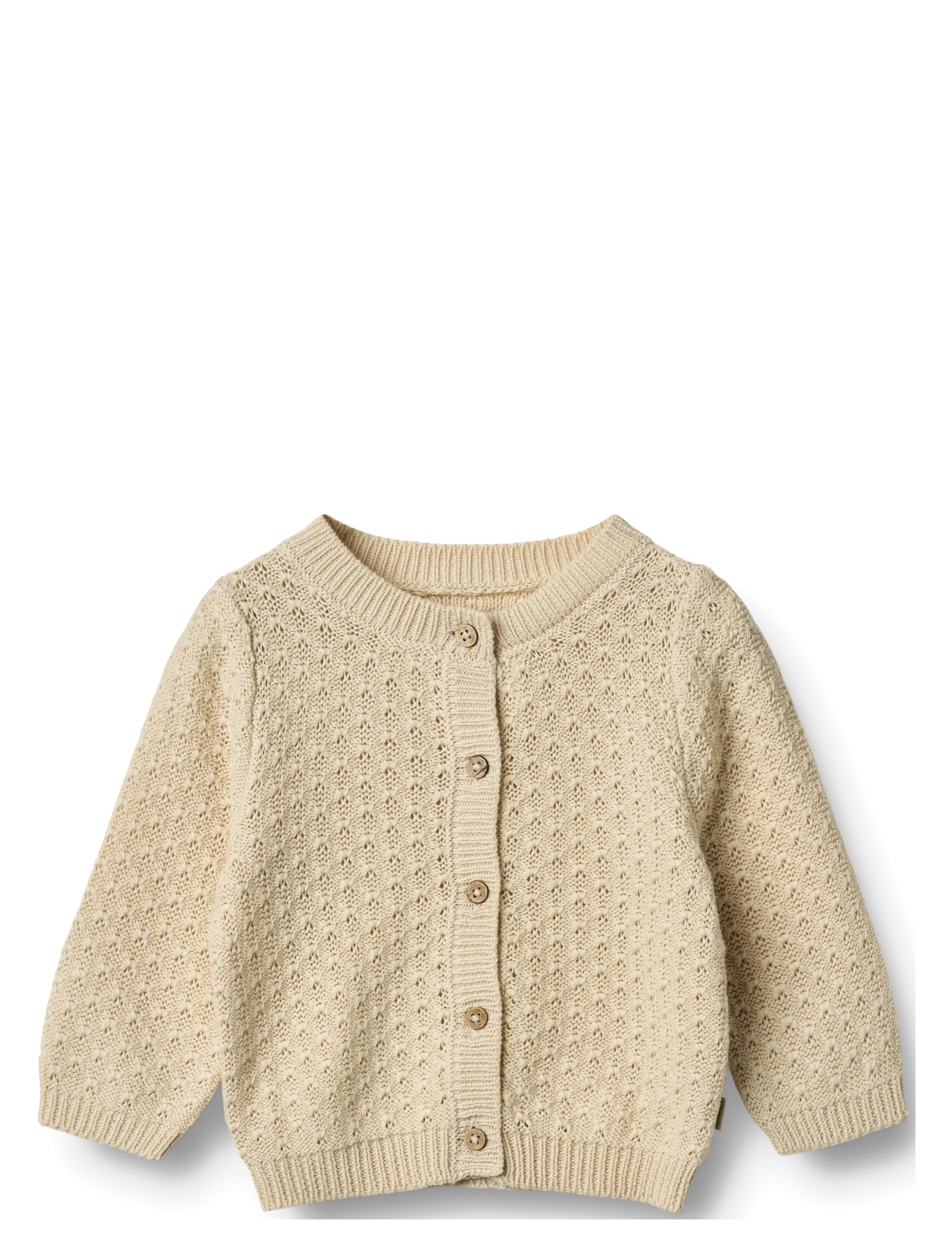 WHEAT Knit Cardigan Magnella Cream - 86 - Kinder