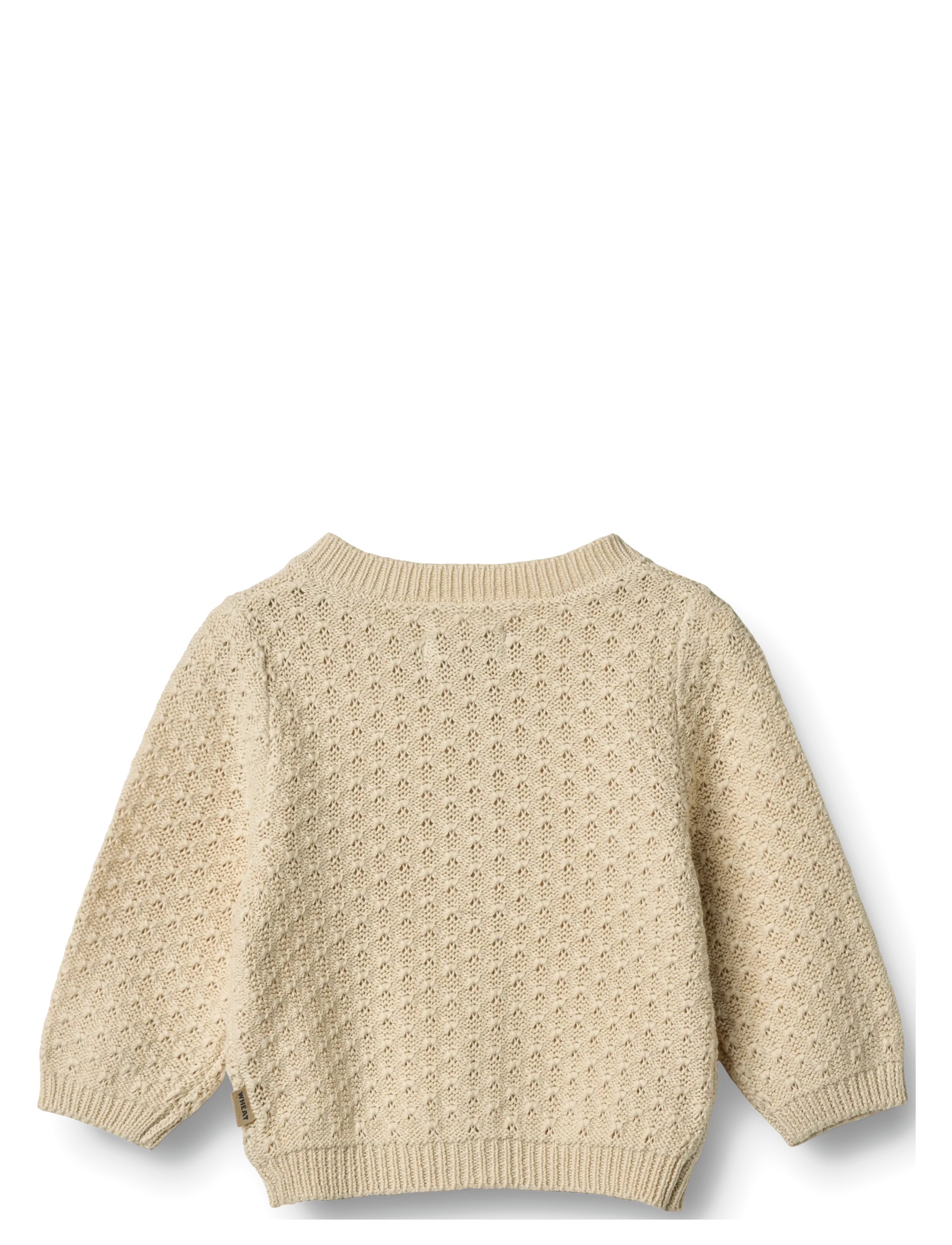 Wheat - Knit Cardigan Magnella - koftor - sandshell - 1