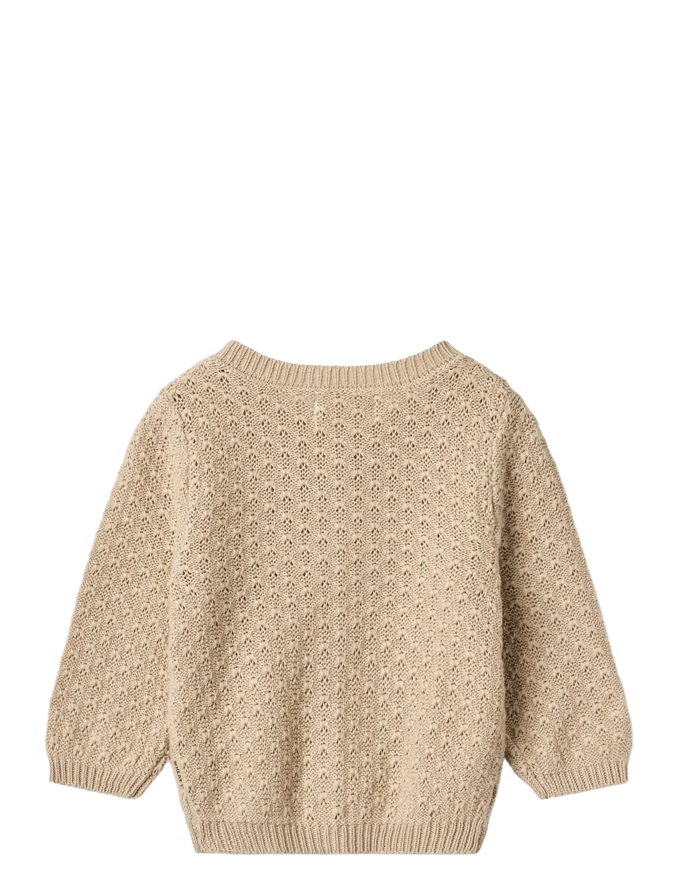 Wheat - Knit Cardigan Magnella - cardigans - warm sand - 1