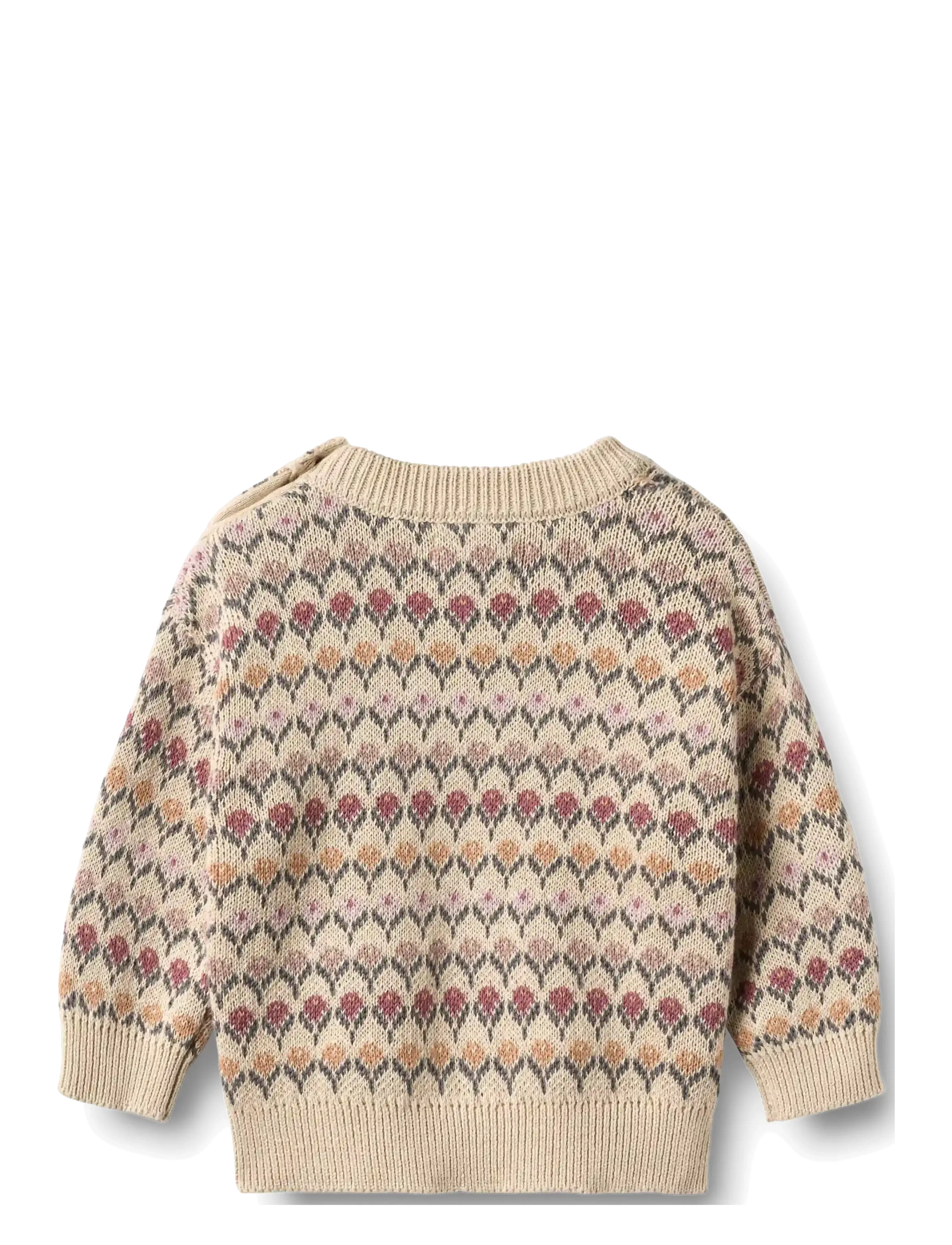 Wheat - Jacquard Pullover Harlow - džemprid - offwhite - 1
