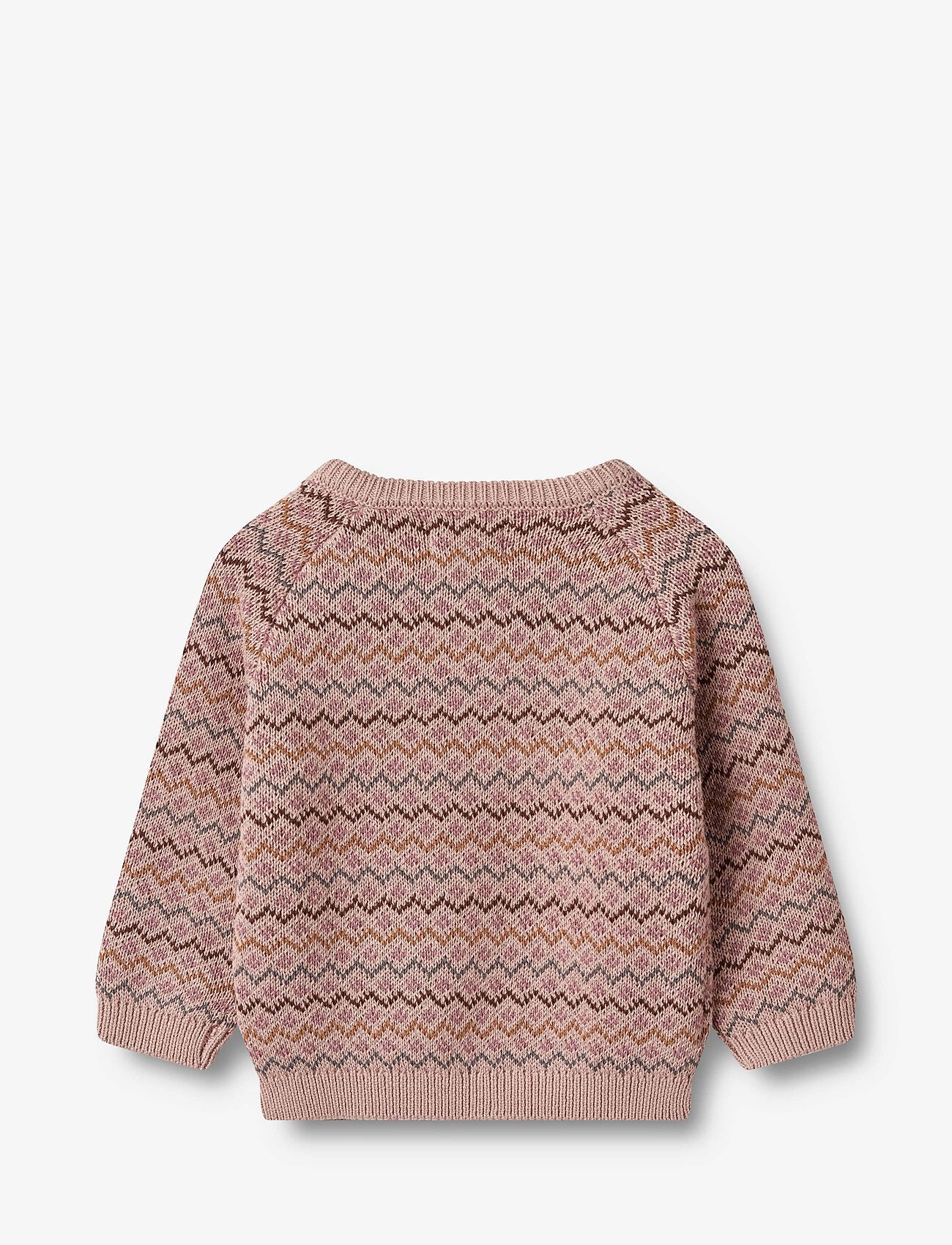 Wheat - Jacquard Pullover Nanna - dry rose - 1