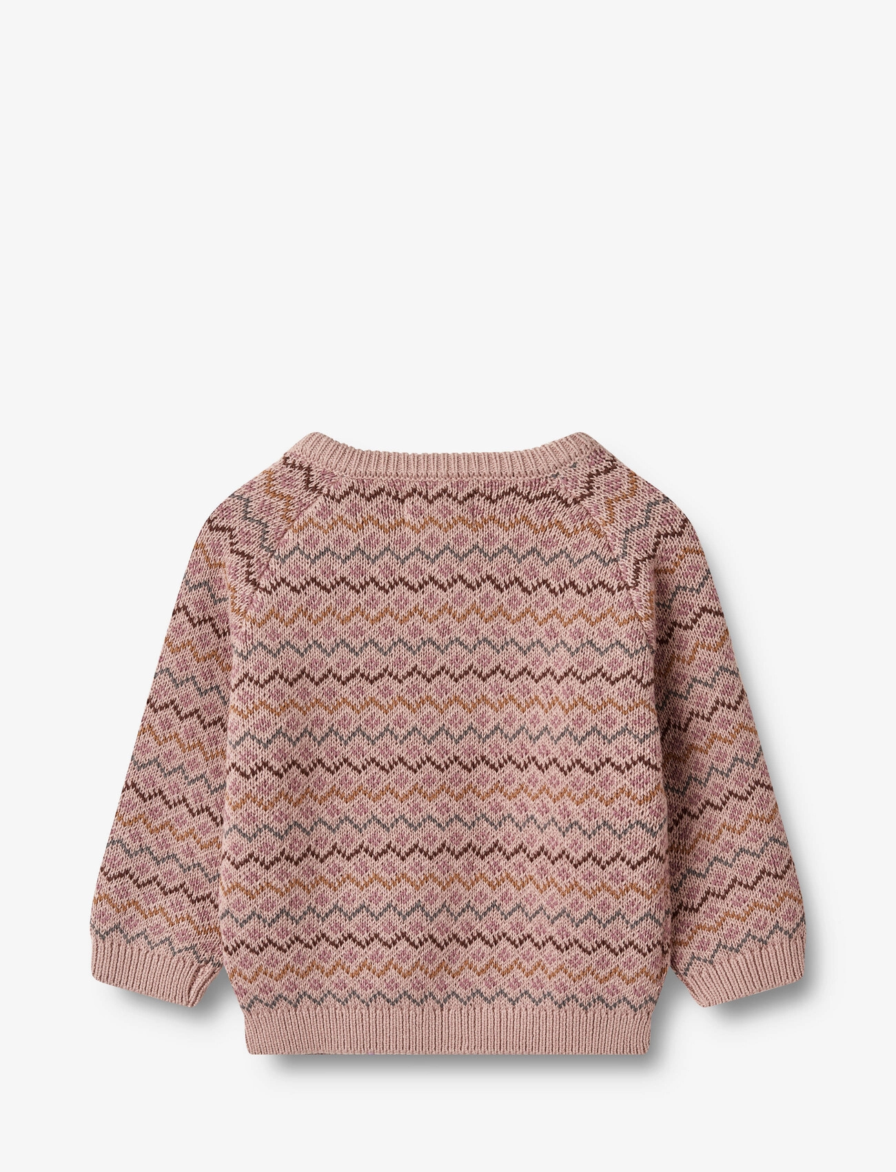 Wheat - Jacquard Pullover Nanna - dry rose - 1
