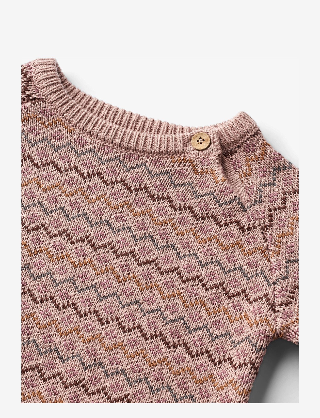 Wheat - Jacquard Pullover Nanna - dry rose - 2