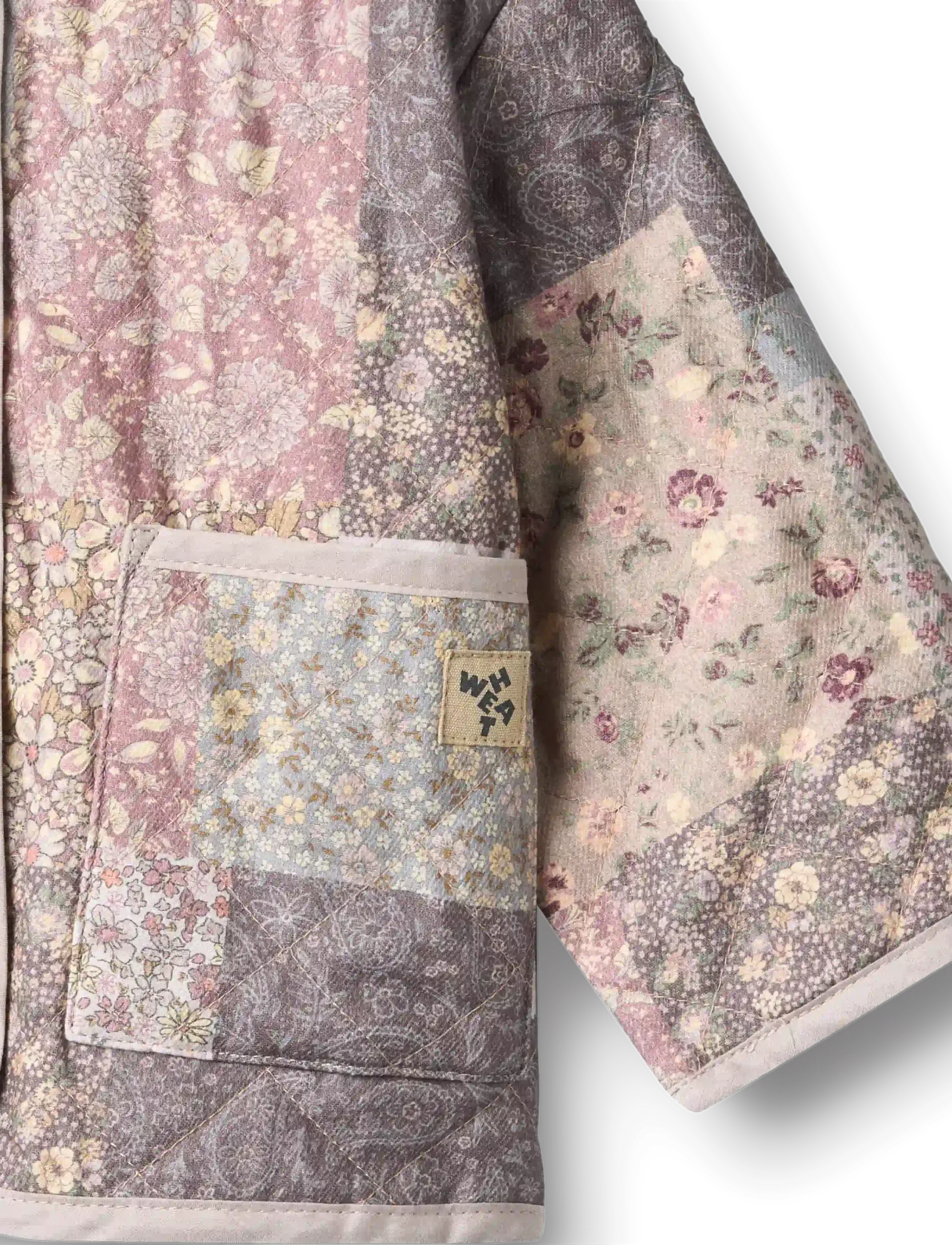 Wheat - Quilt Jacket Ima - quilted jackets - patchwork flowers - 2