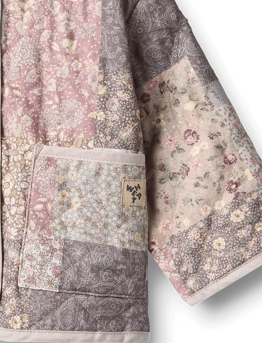 Wheat - Quilt Jacket Ima - steppjacken - patchwork flowers - 2