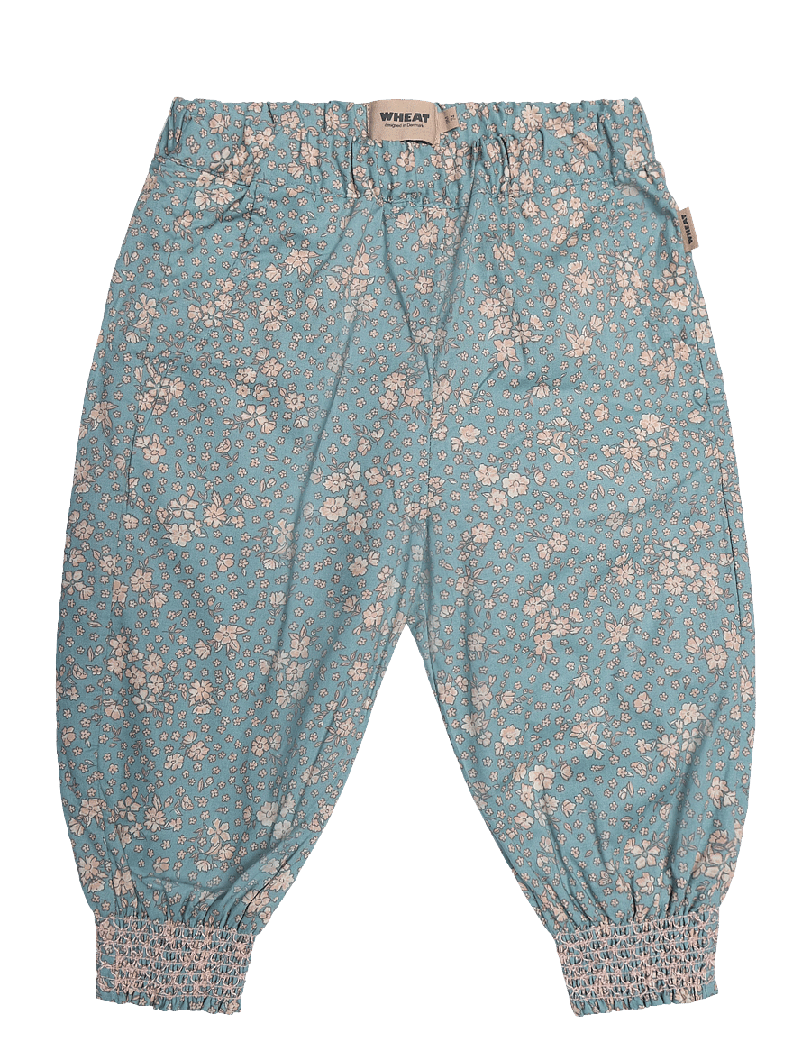 Wheat - Trousers Sara - babybukser - spring lake flowers - 0