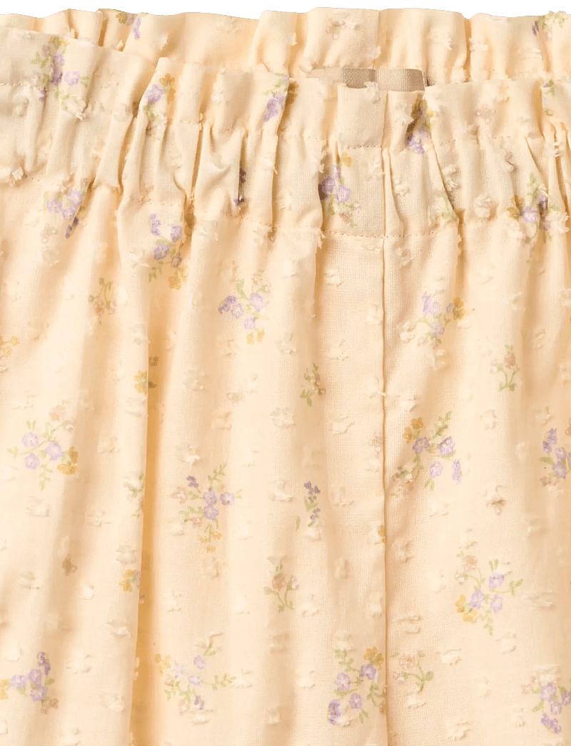 Wheat - Trousers Polly - babybukser - barely apricot flowers - 2