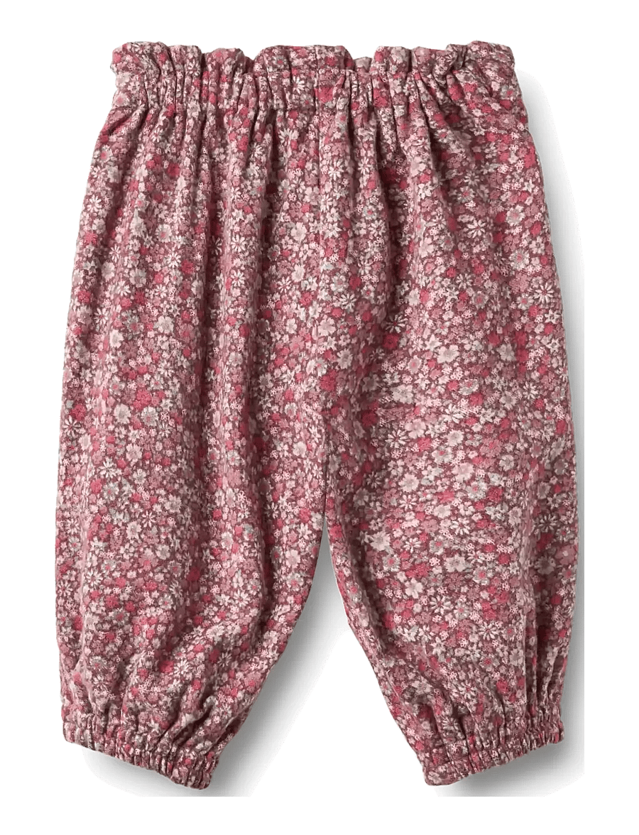 Wheat - Trousers Lined Polly - grape flowers - 1