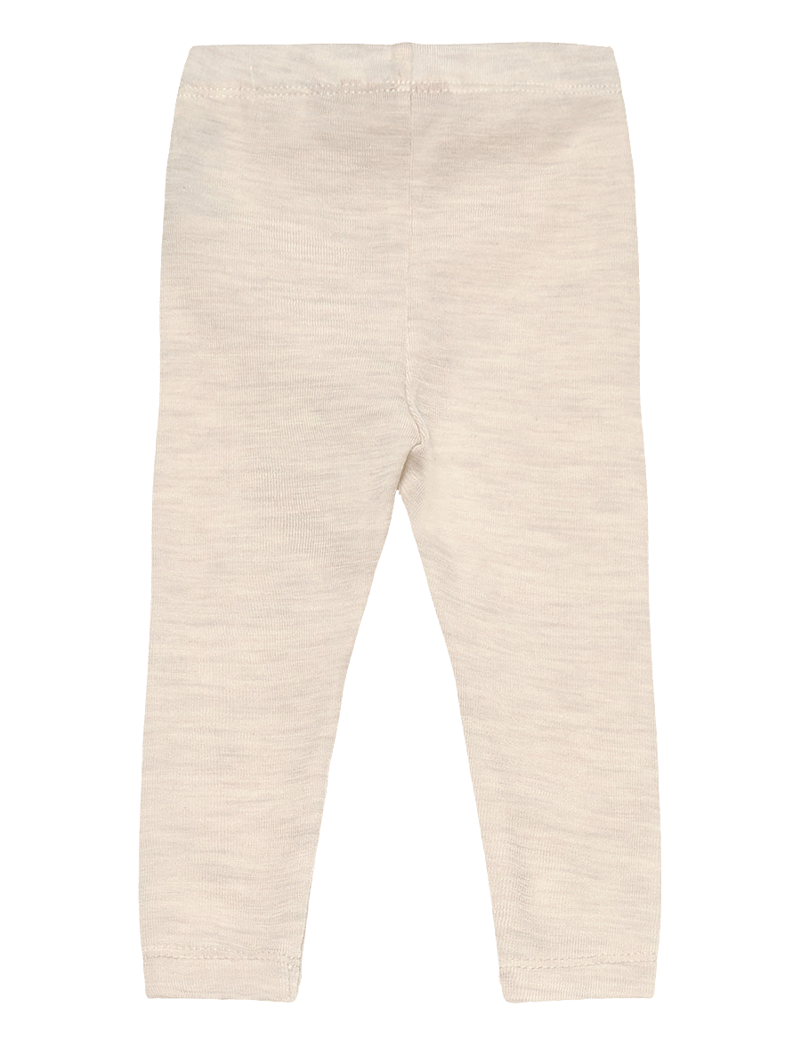 Wheat - Wool Leggings Agi - leggings - eggshell melange - 1