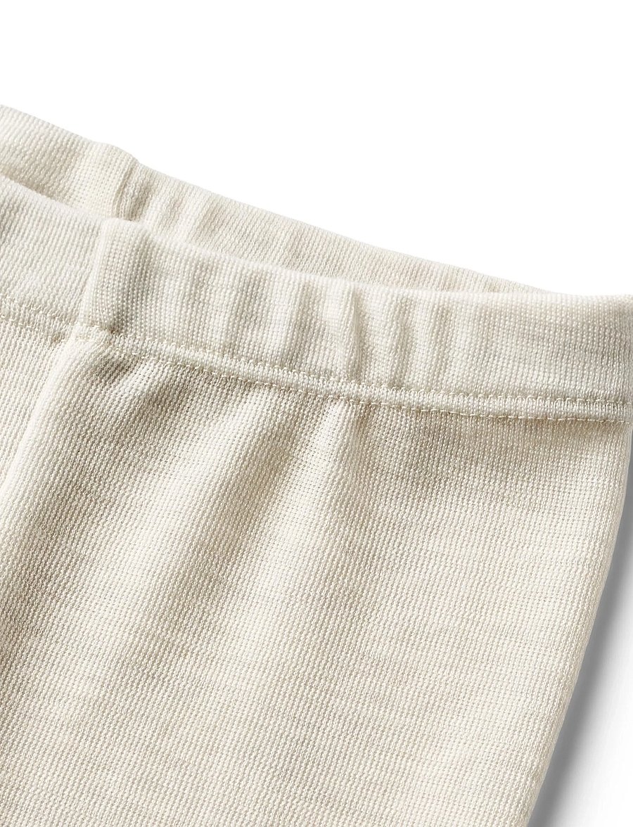 Wheat - Wool Leggings Agi - leggings - eggshell melange - 3