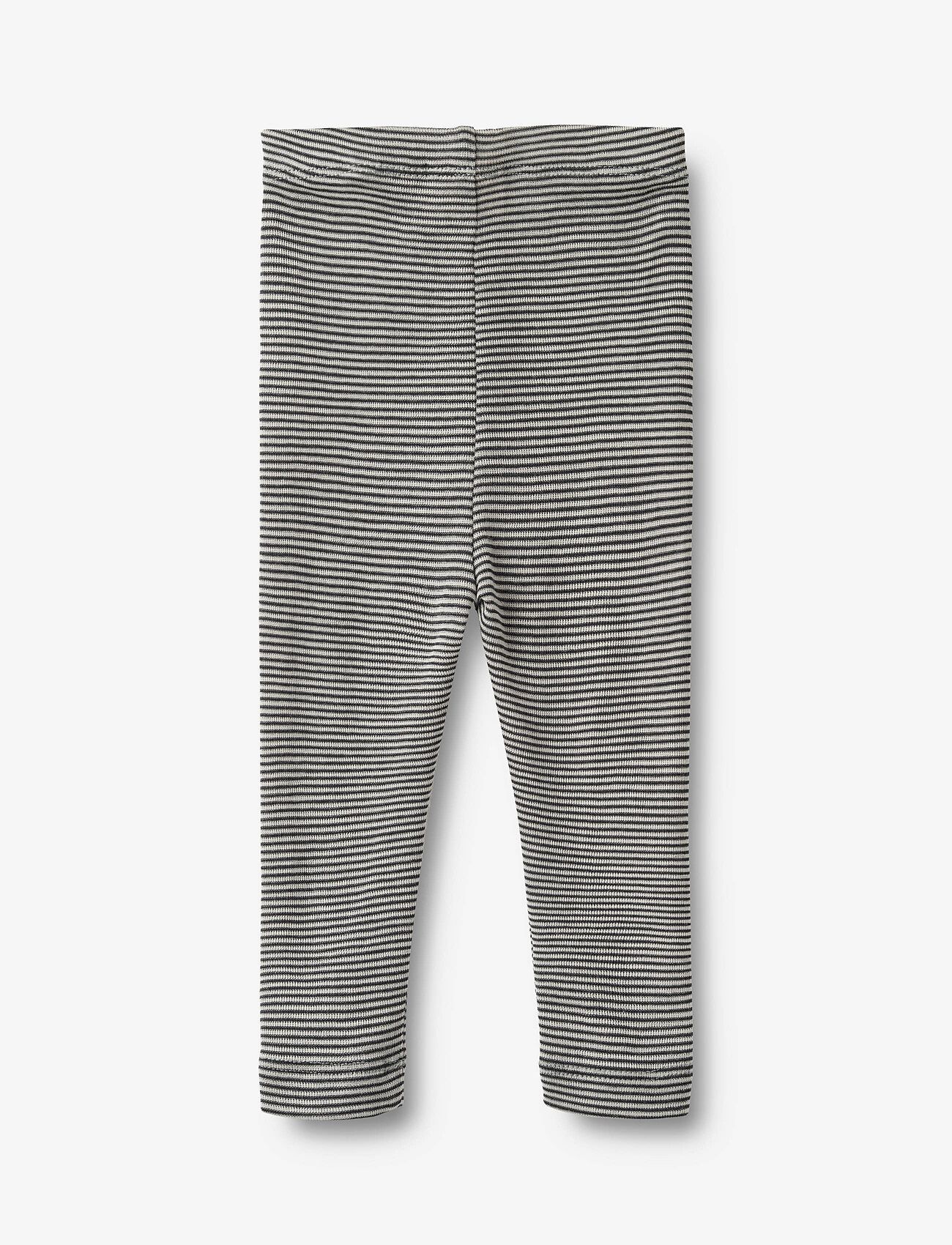 Wheat - Wool Leggings Agi - leggings - navy stripe - 1