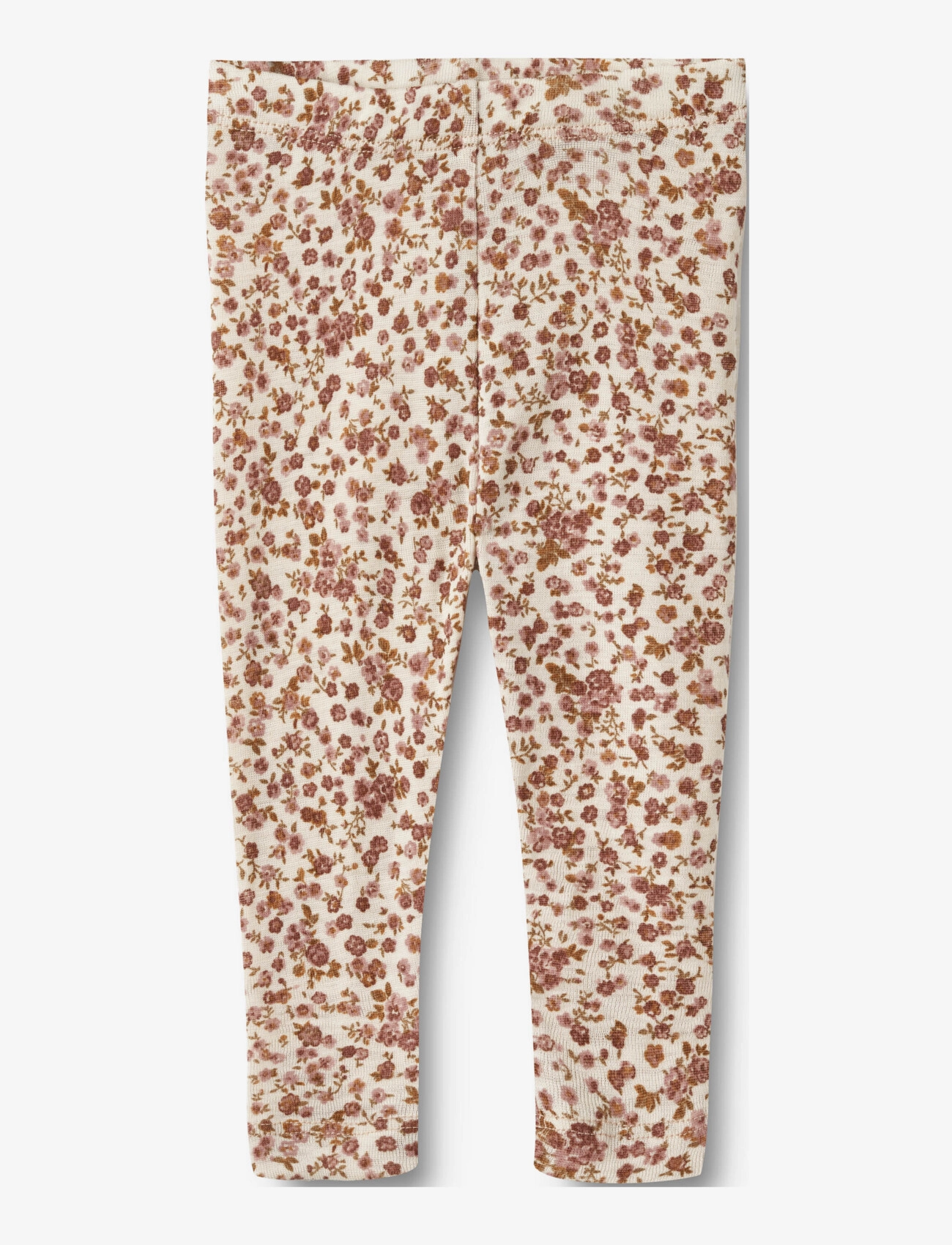 Wheat Wool Leggings Agi, 68, Beige, Underdele > Leggings, Børn