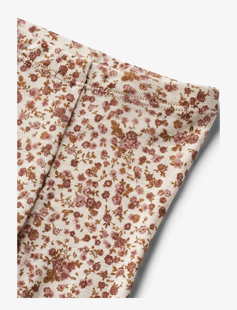 Wheat - Wool Leggings Agi - leggings - rose flowers - 2