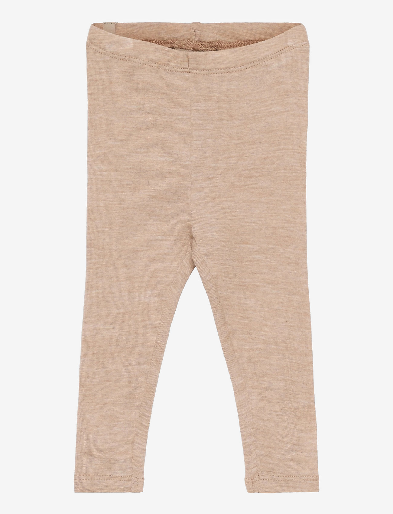 Wheat - Wool Leggings - khaki melange - 0