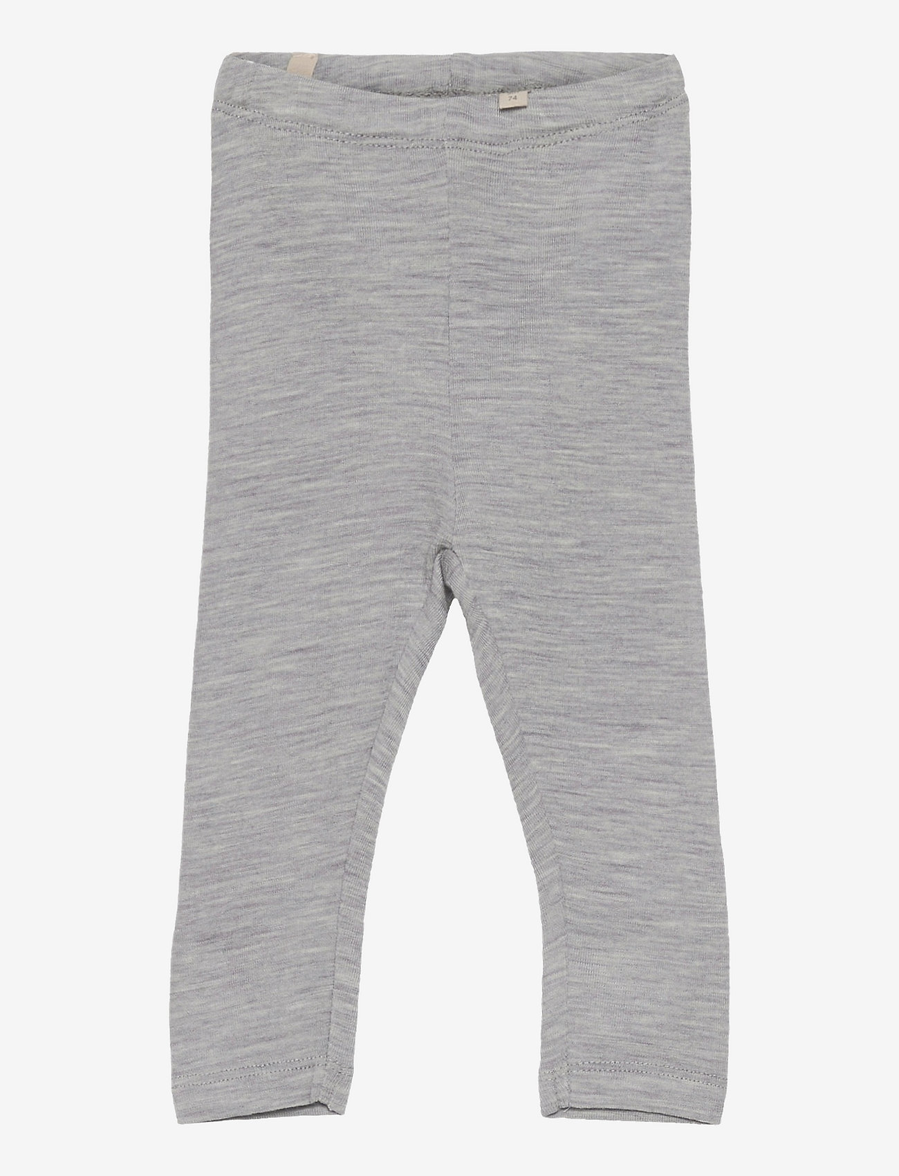 Wheat - Wool Leggings - melange grey - 0