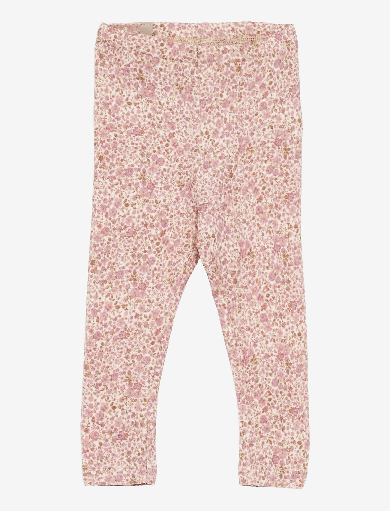 Wool Leggings - IVORY FLOWERS