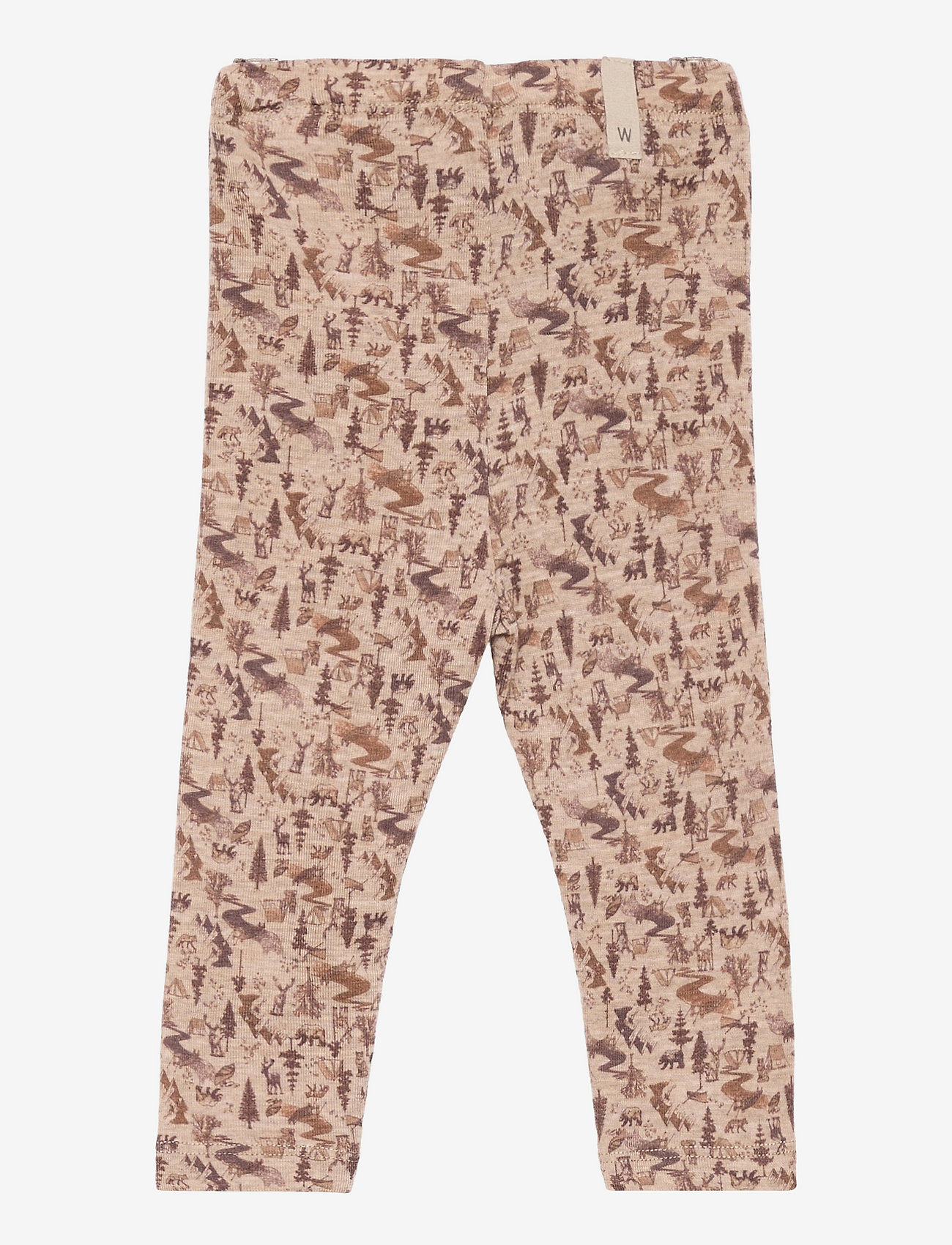 Wheat - Wool Leggings - khaki wild life - 1