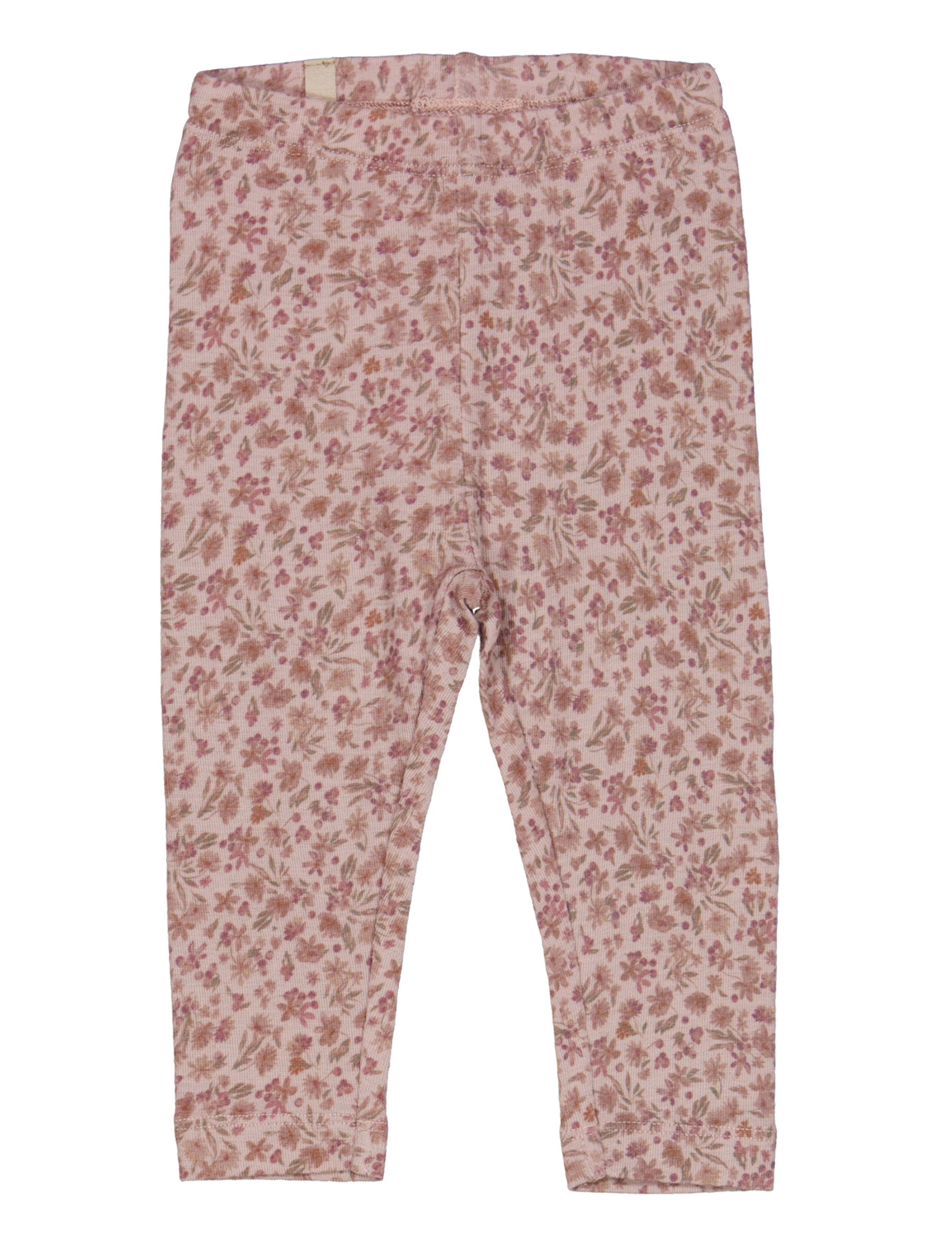 Wheat - Wool Leggings - powder flowers - 1