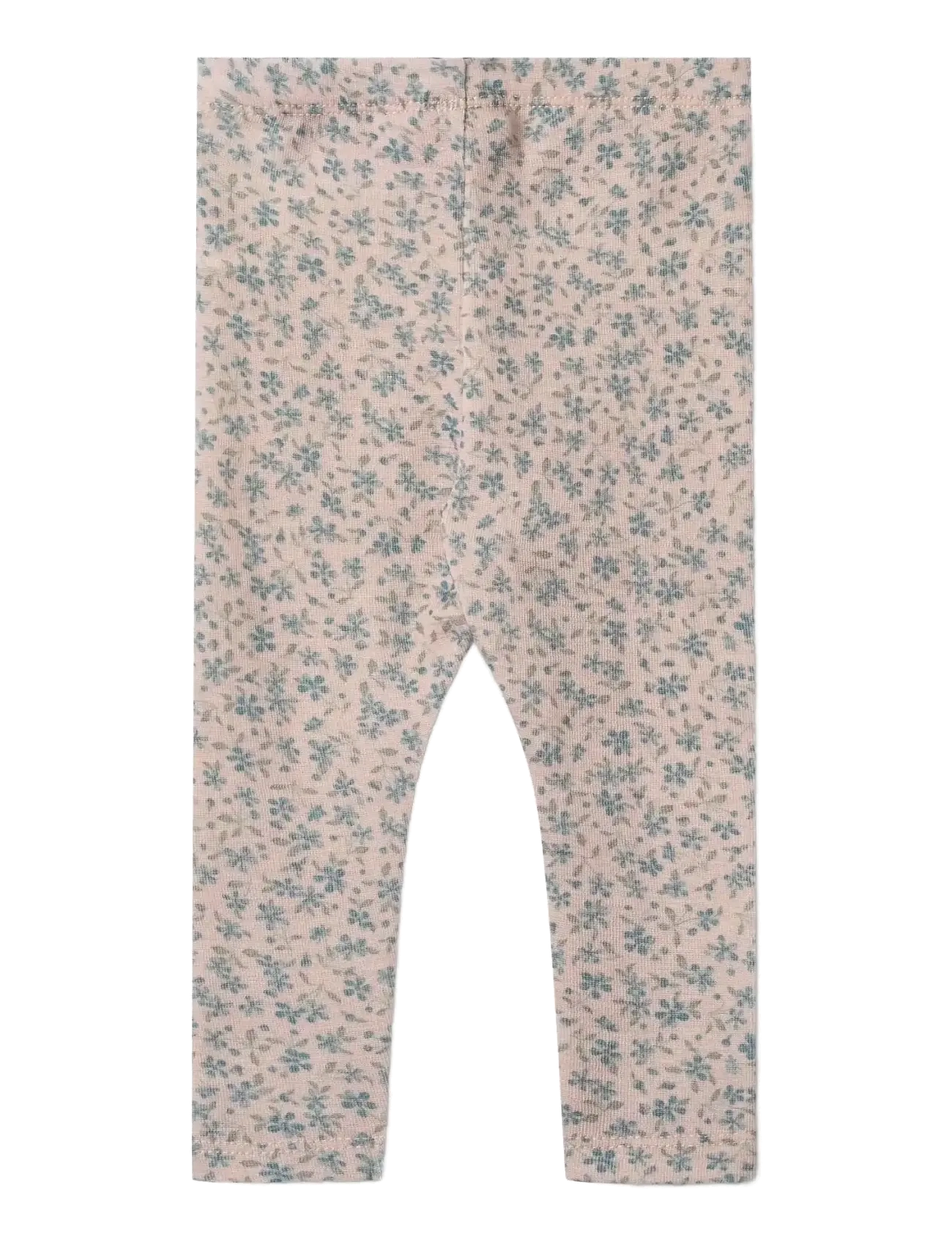 Wheat Wool Leggings Agi - Nederdelar - BLUE FLOWERS / pink/rose