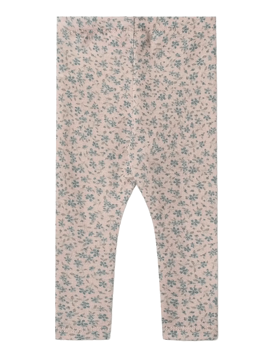 Wheat - Wool Leggings Agi - leggings - blue flowers - 0