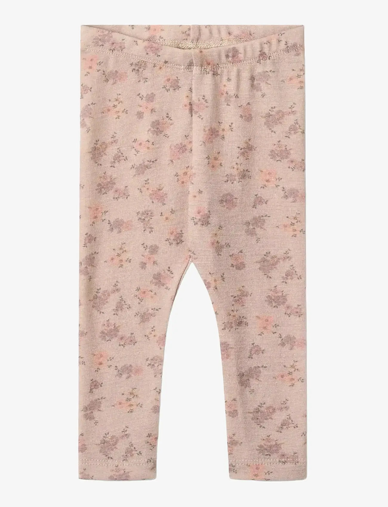 Wheat - Wool Leggings Agi - retuusid - lilac flowers - 0