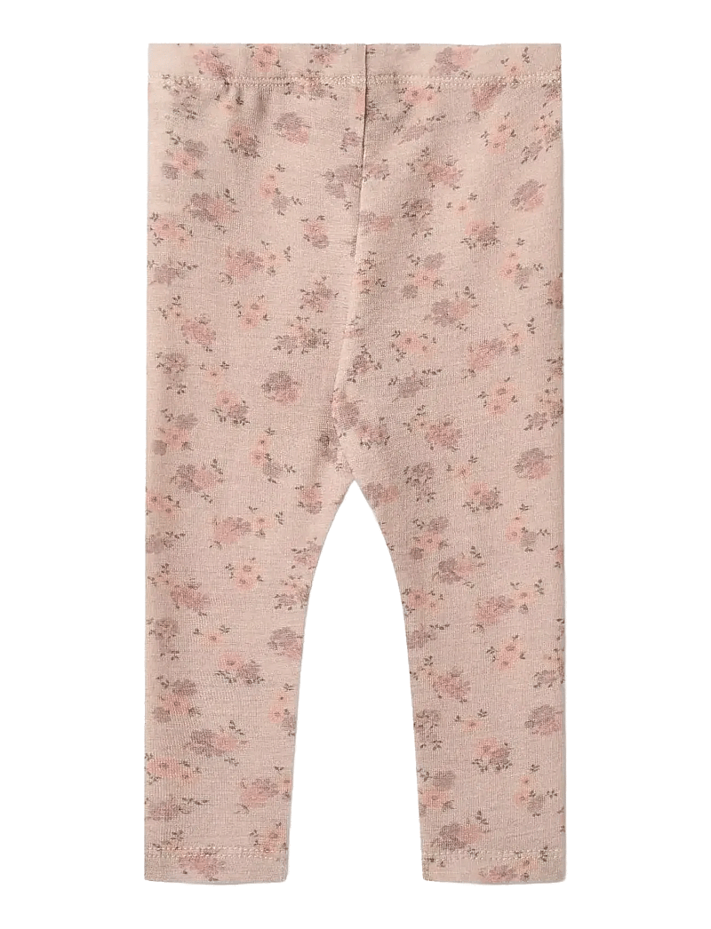 Wheat - Wool Leggings Agi - retuusid - lilac flowers - 1