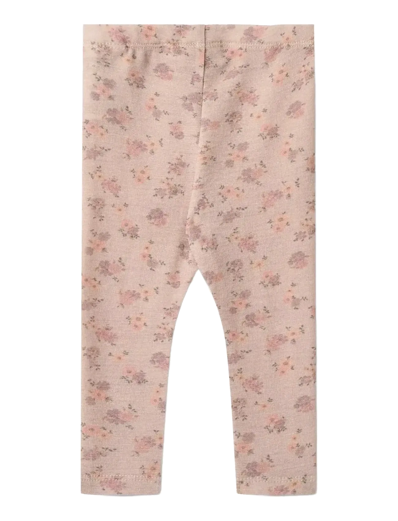 Wheat - Wool Leggings Agi - leggings - lilac flowers - 1
