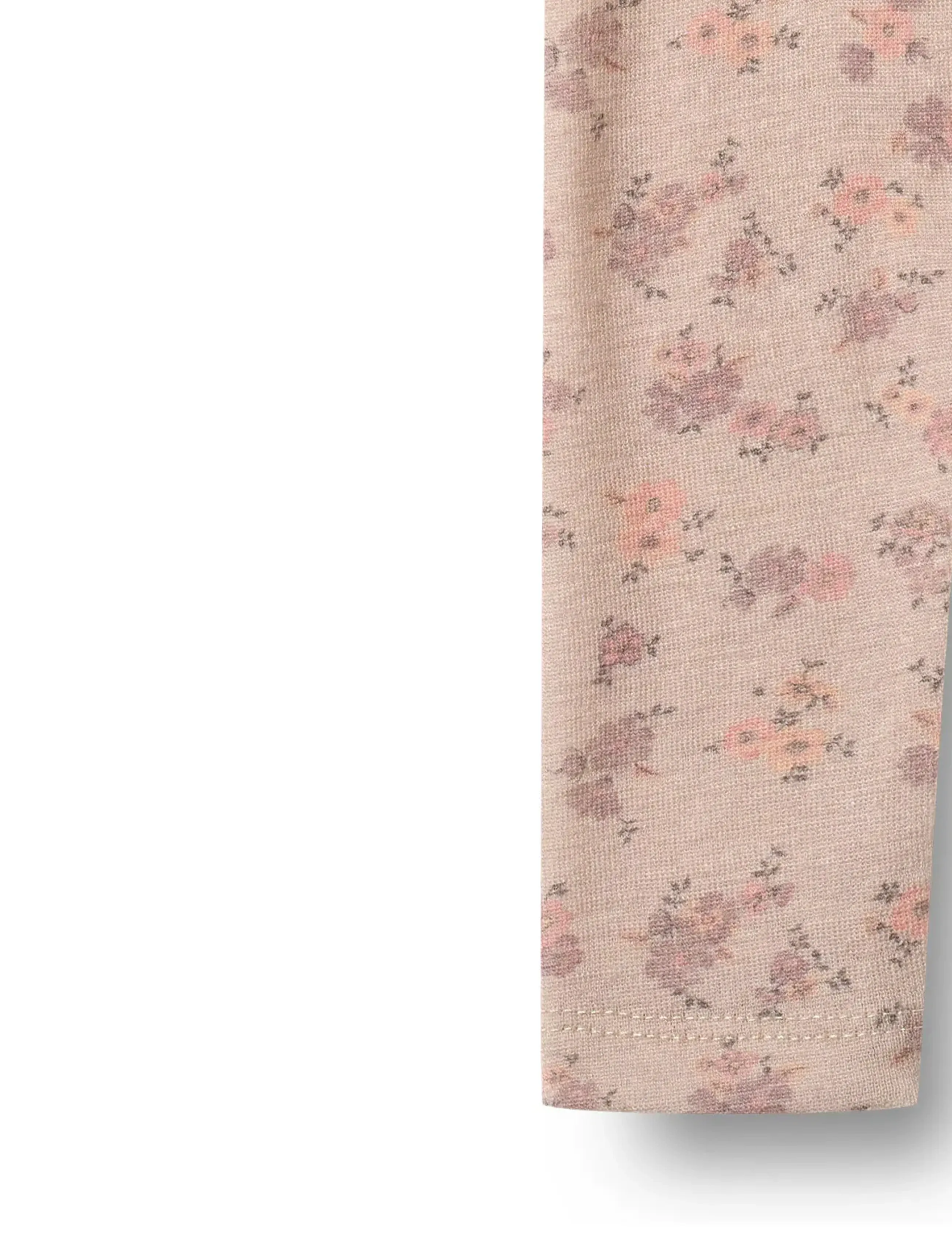 Wheat - Wool Leggings Agi - leggings - lilac flowers - 2