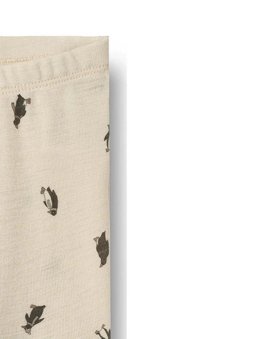Wheat - Wool Leggings Agi - leggingsit - penguins - 2