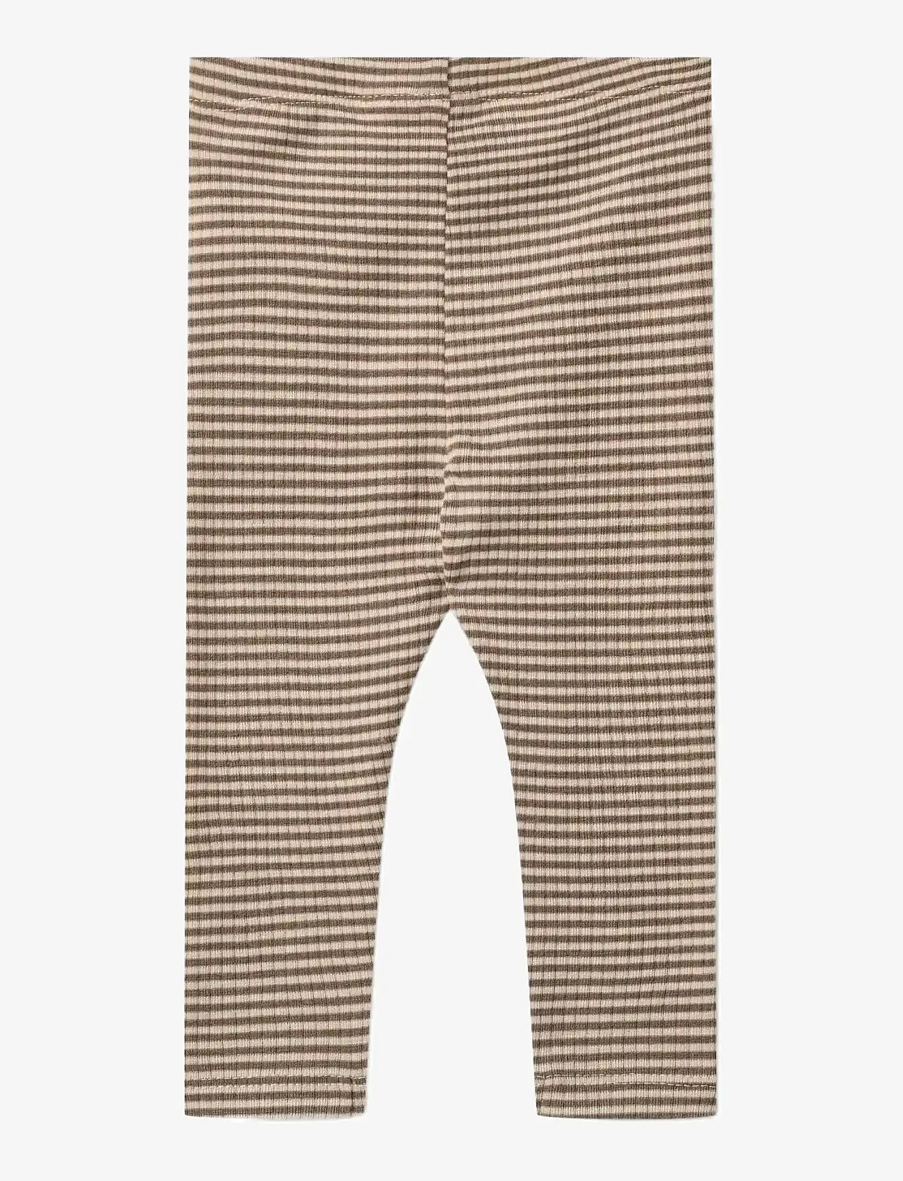 Wheat - Wool Leggings Agi - höstkläder - wood stripe - 1