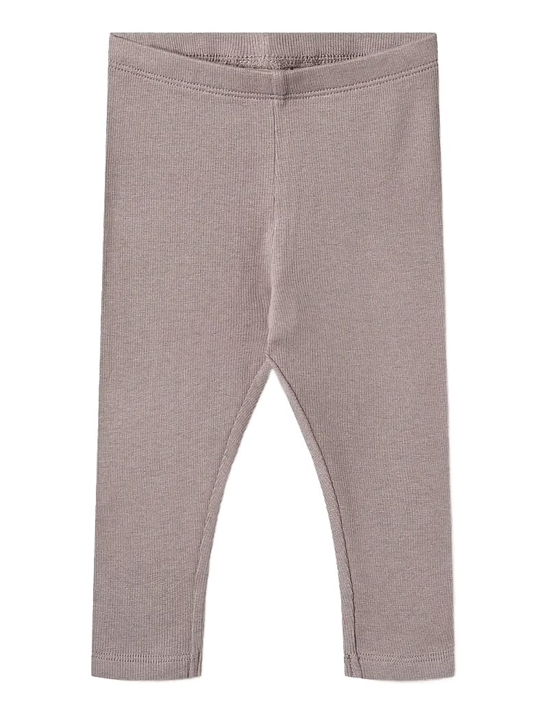 Wheat - Rib Leggings Maddy - leggings - dusty purple - 0